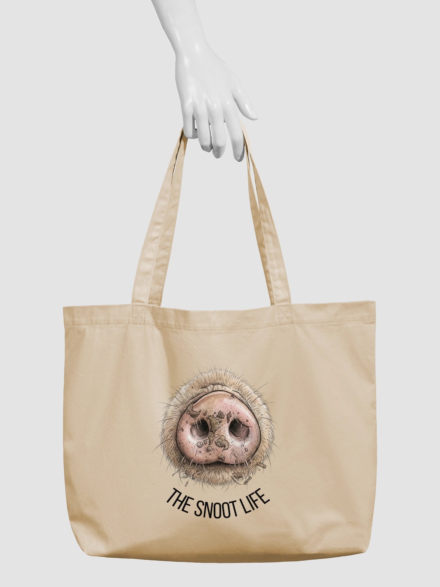 The Everyday SNOOT Dirty KuneKune Pig Snout Tote product image (3)