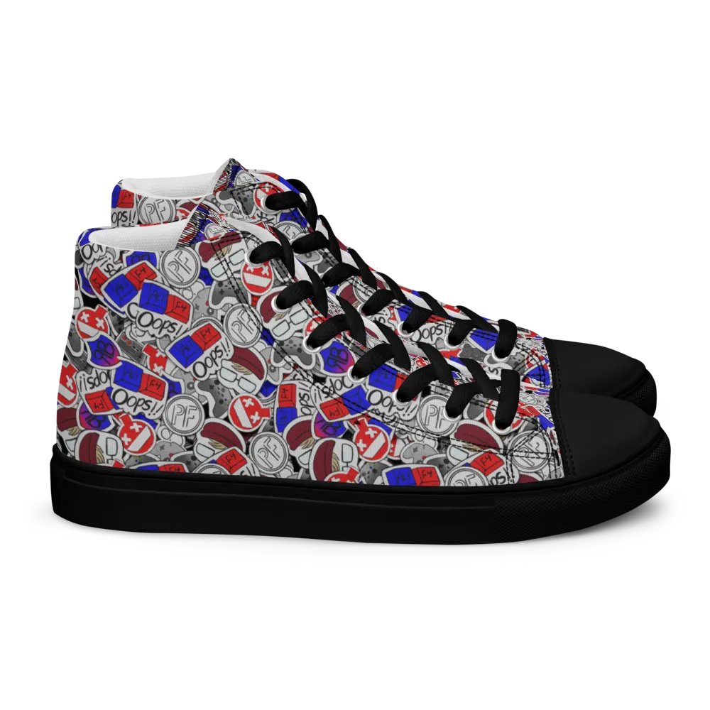 Sticker-Bomb Men's Hi-Tops product image (2)