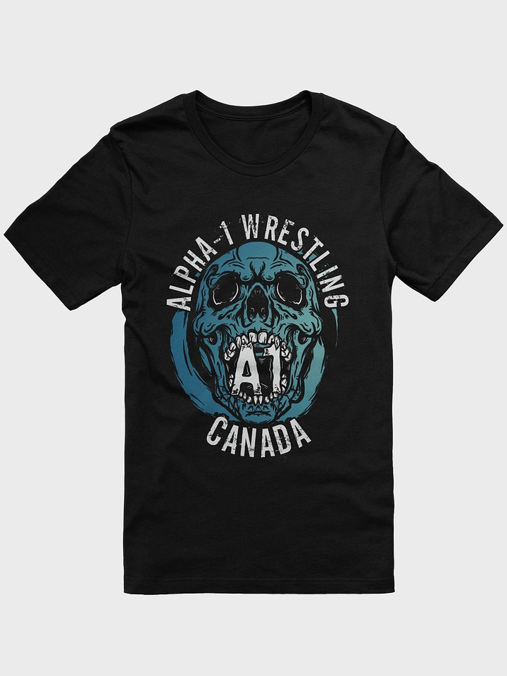 A1 Wrestling Skull T Shirt Teal product image (25)