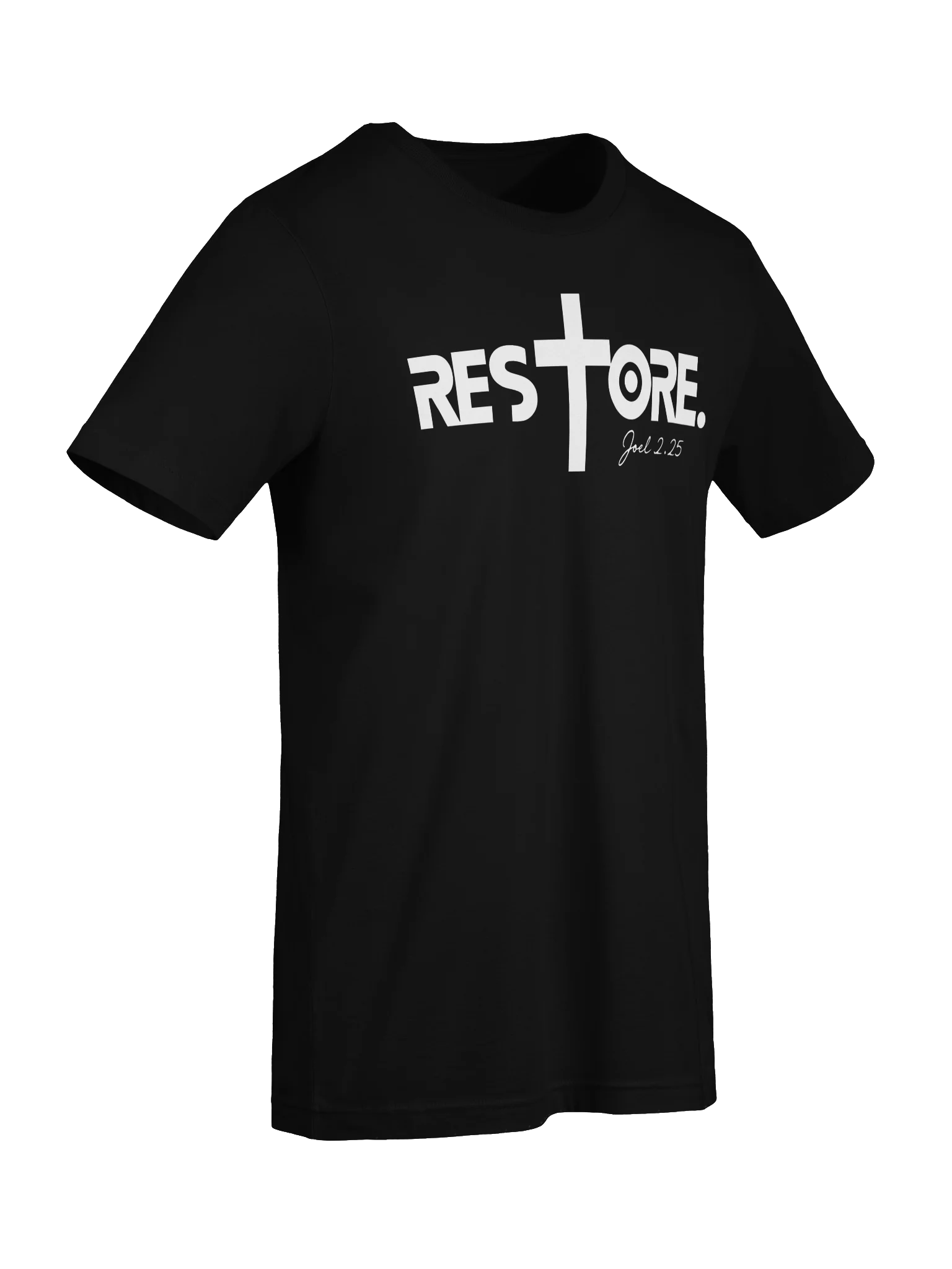RESTORE™ Cross T-Shirt | Christian Faith Graphic Tee | Inspirational Streetwear product image (76)
