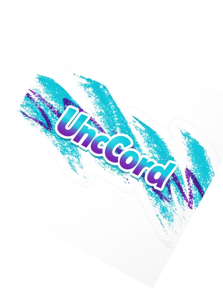 💜 UncCord Logo Sticker 💜 product image (8)