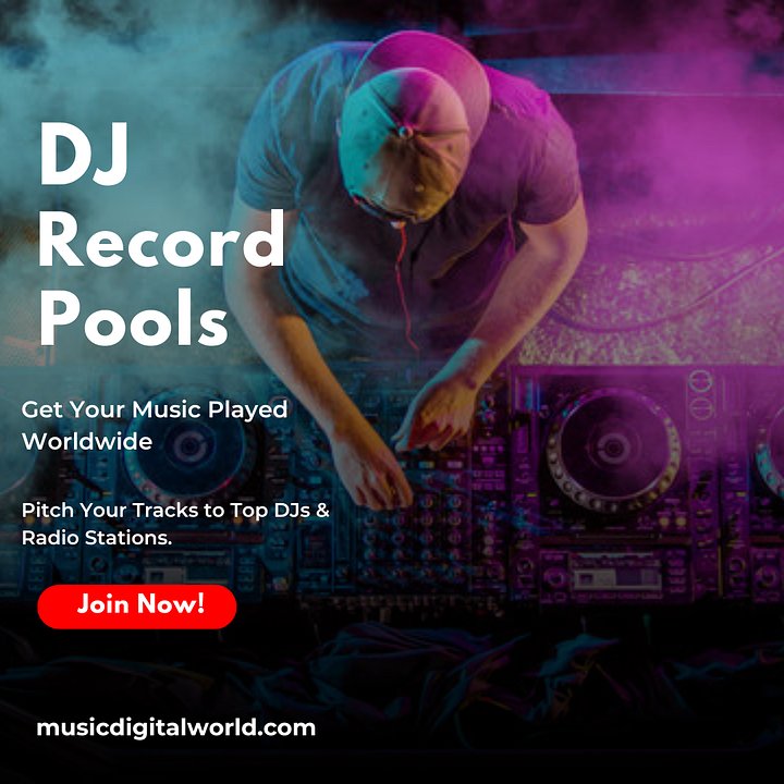 Global DJ Record Pool Submissions: Get Your Music Played in Clubs, Radio, and More product image (1)