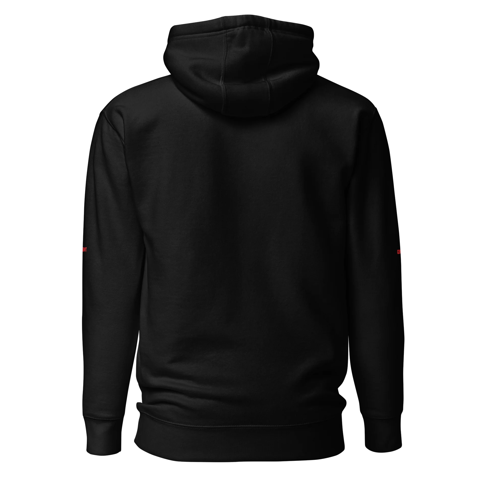 GBMT “Self Made. God Built.” Hoodie – Red & White Statement Edition product image (14)