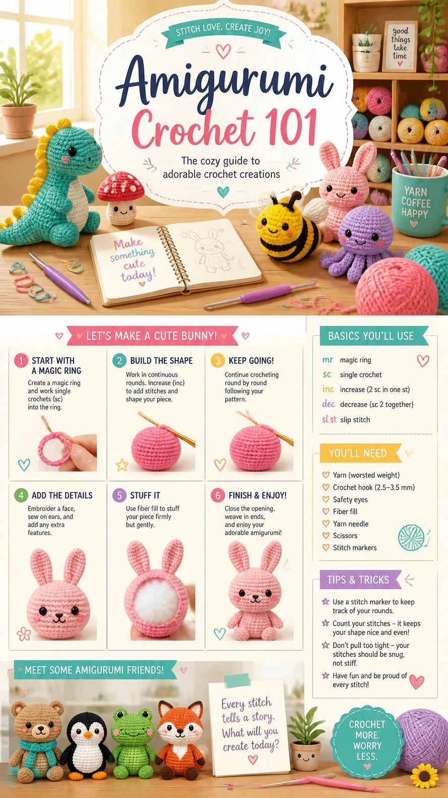 Amigurumi Crochet: The Art of Bringing Yarn to Life