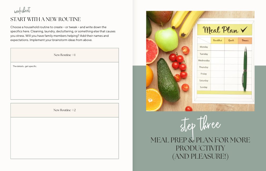 The Real Life Routine Builder: A Workbook for Women Who Are Tired of Winging It product image (5)