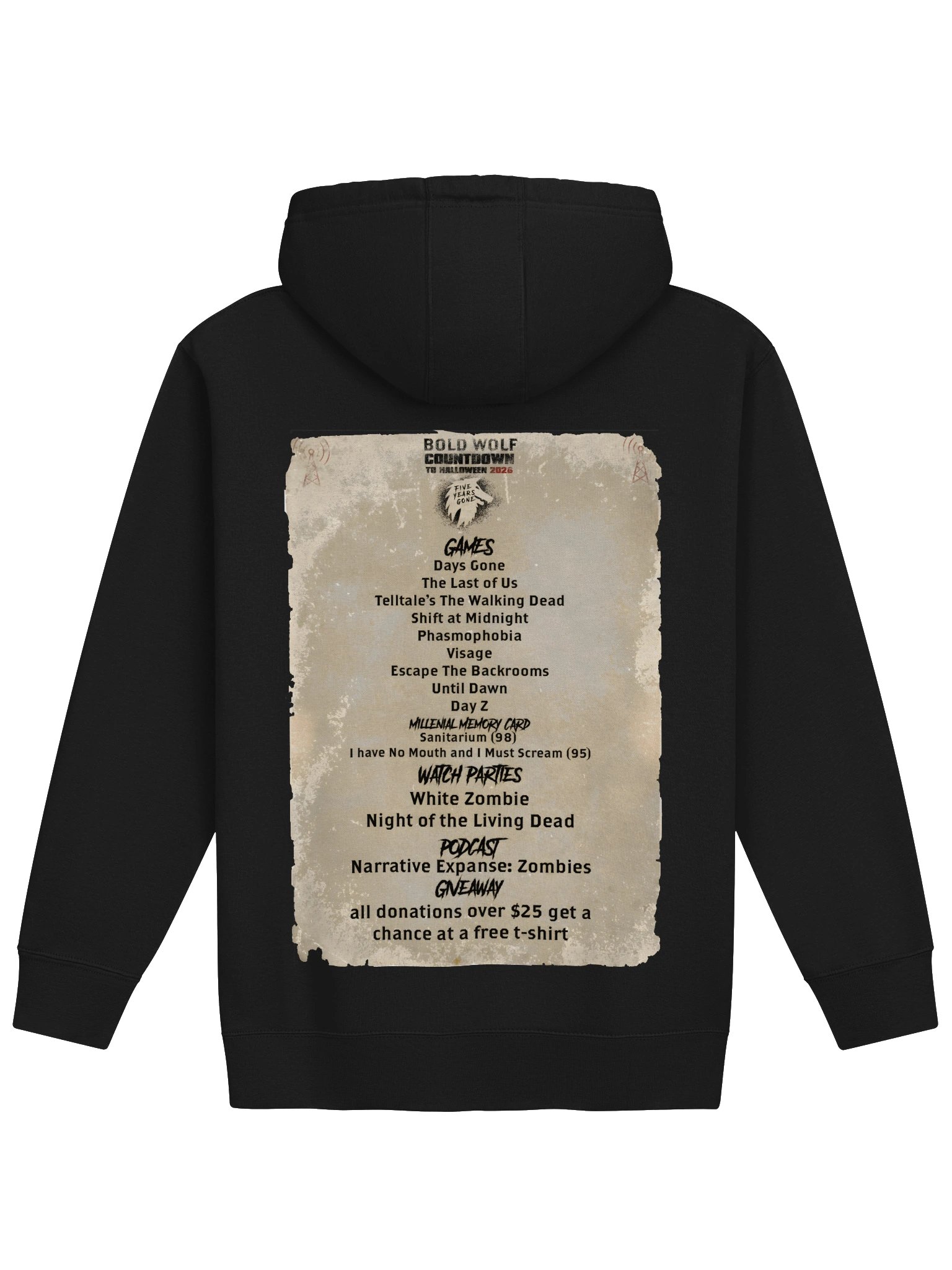 Countdown To Halloween 2026 Poster pull over product image (2)