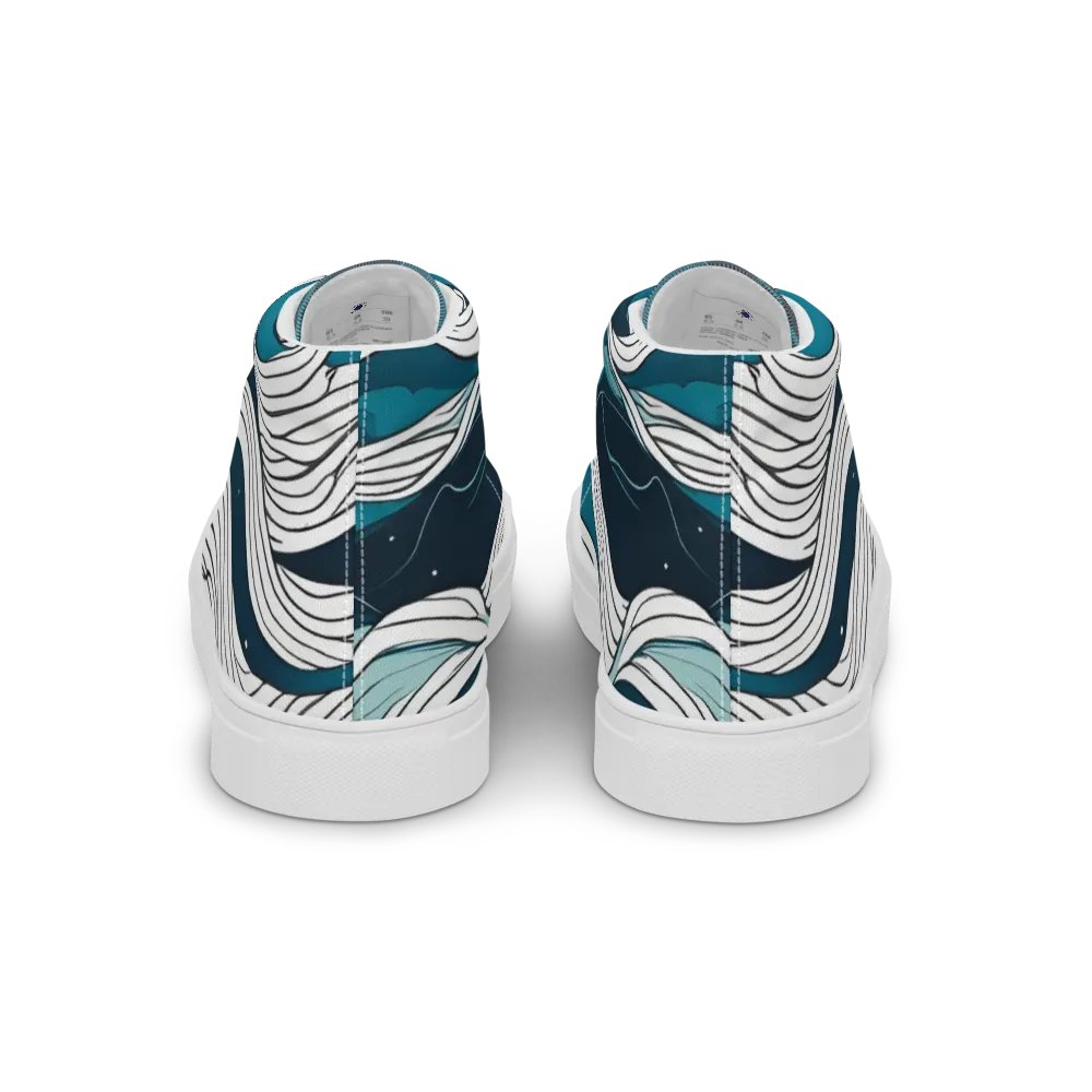 Fluidity Blue High Tops product image (5)