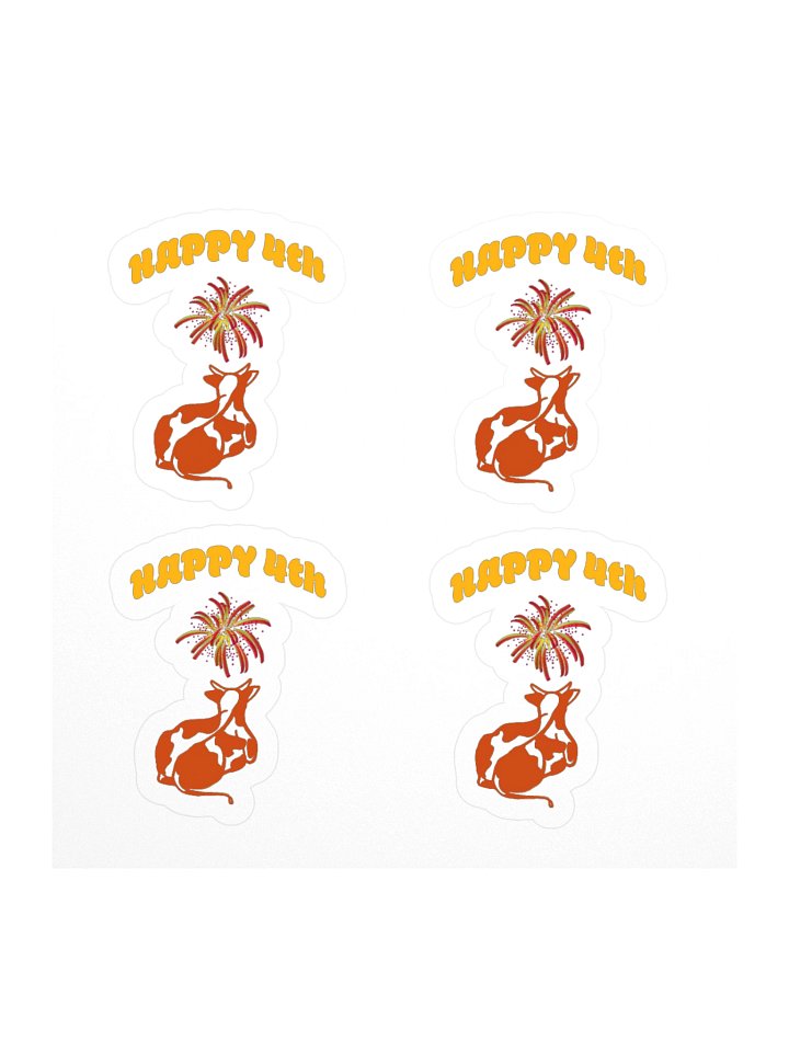 Happy 4th - Sticker product image (1)