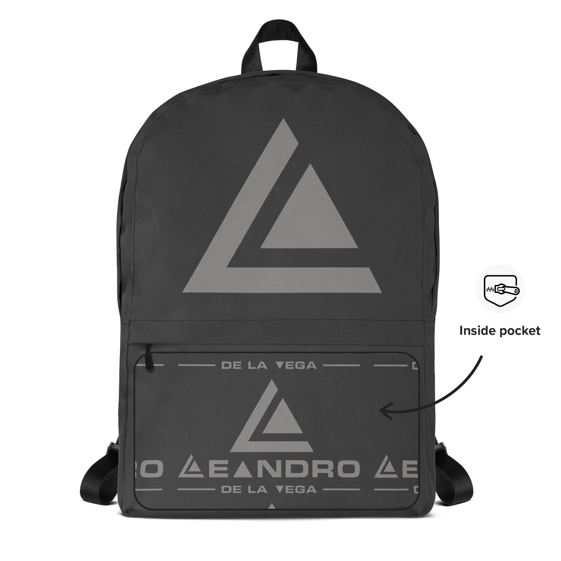 LEANDRO DE LA VEGA BACKPACK "UNITED BY MUSIC" GREY LOGO product image (5)