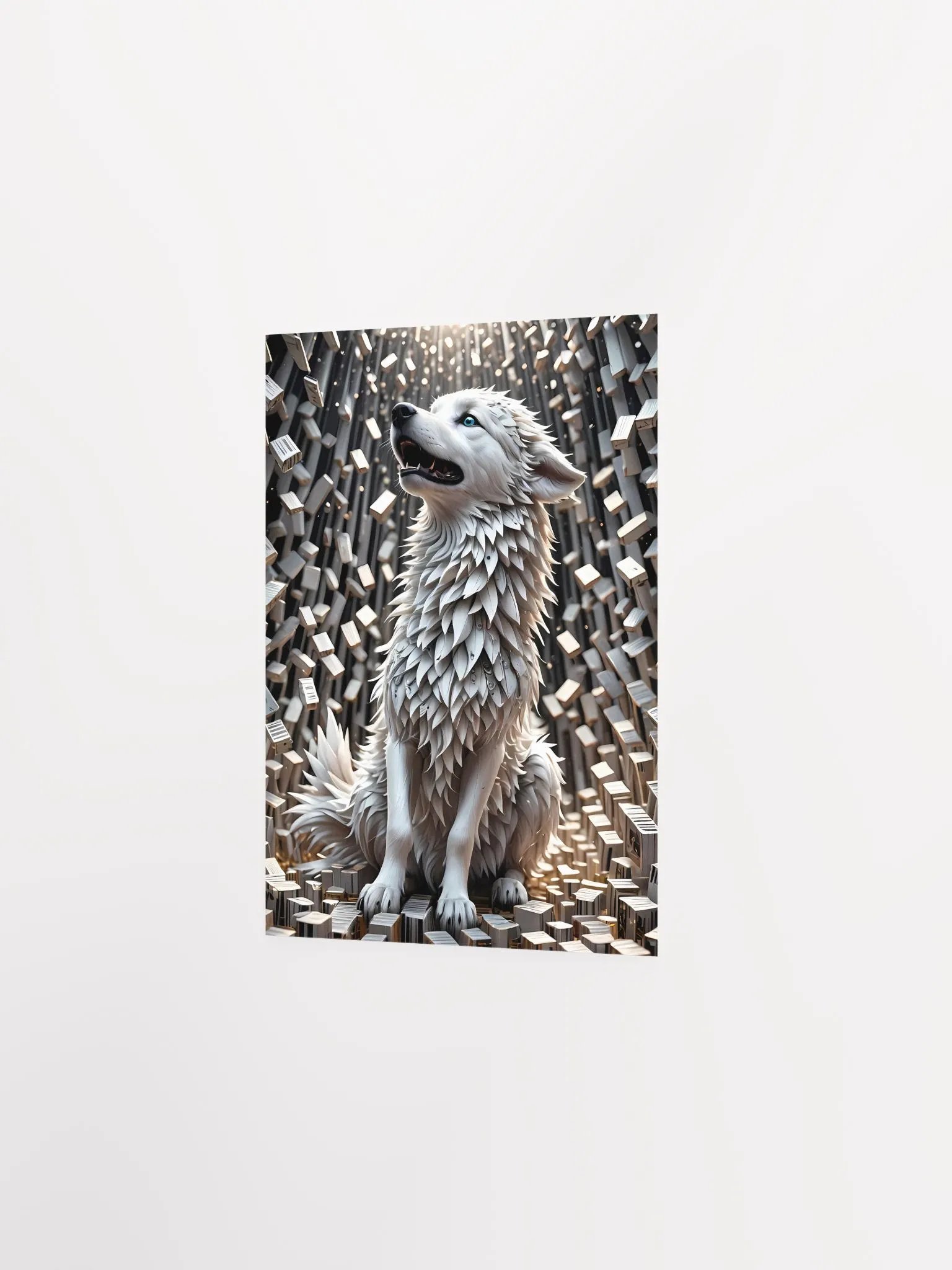 Mystic Wolf Matte Poster product image (11)