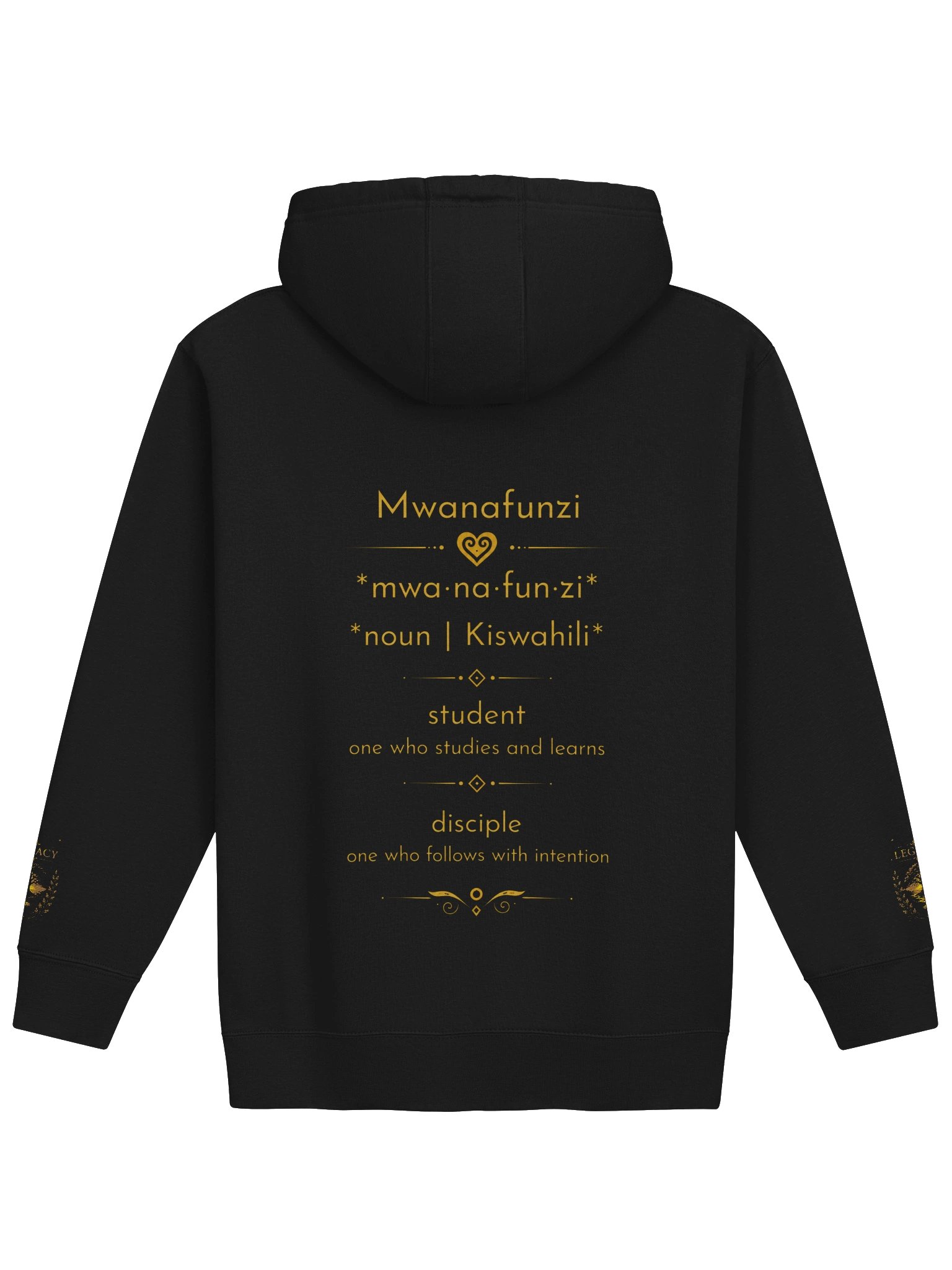Mwanafunzi Definition Hoodie Wrist Accents product image (2)