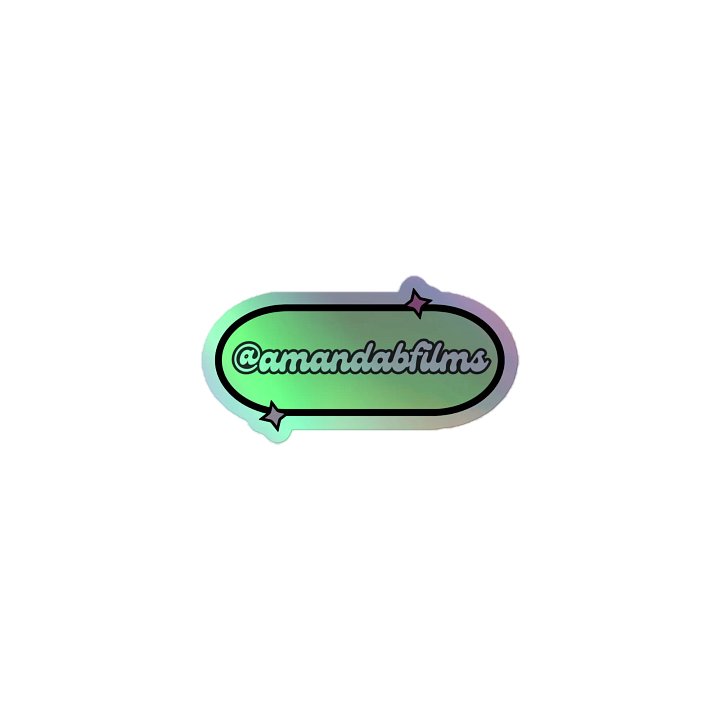 amandabfilms holographic sticker product image (1)