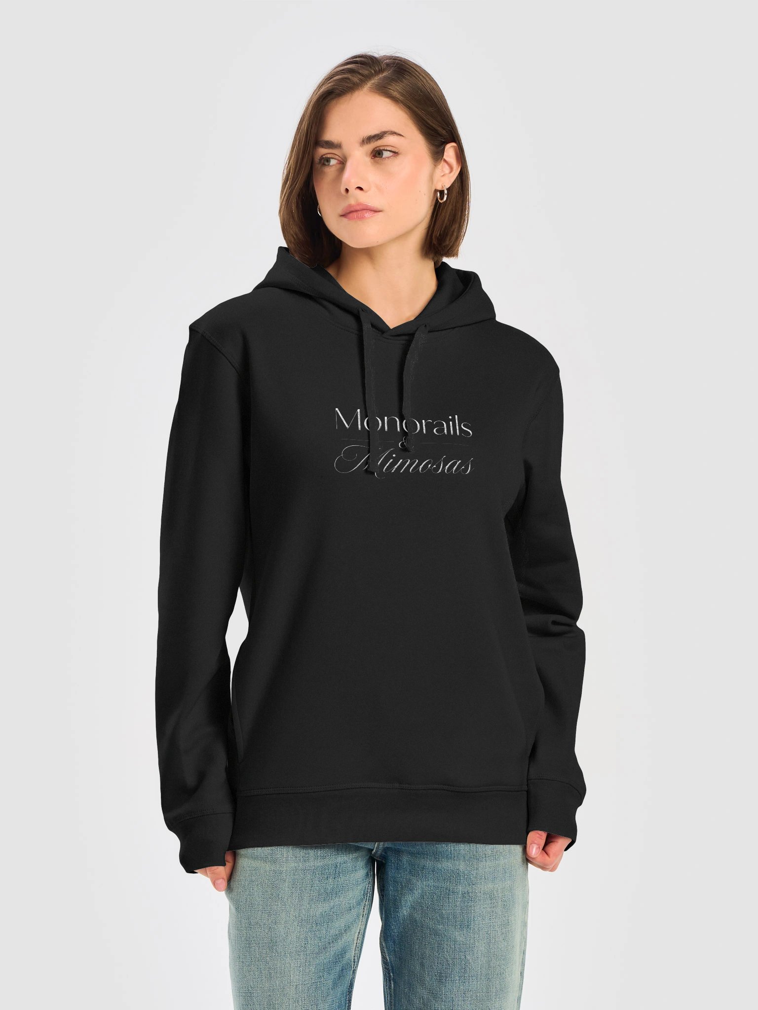 Monorails & Mimosas Hoodie Black product image (5)