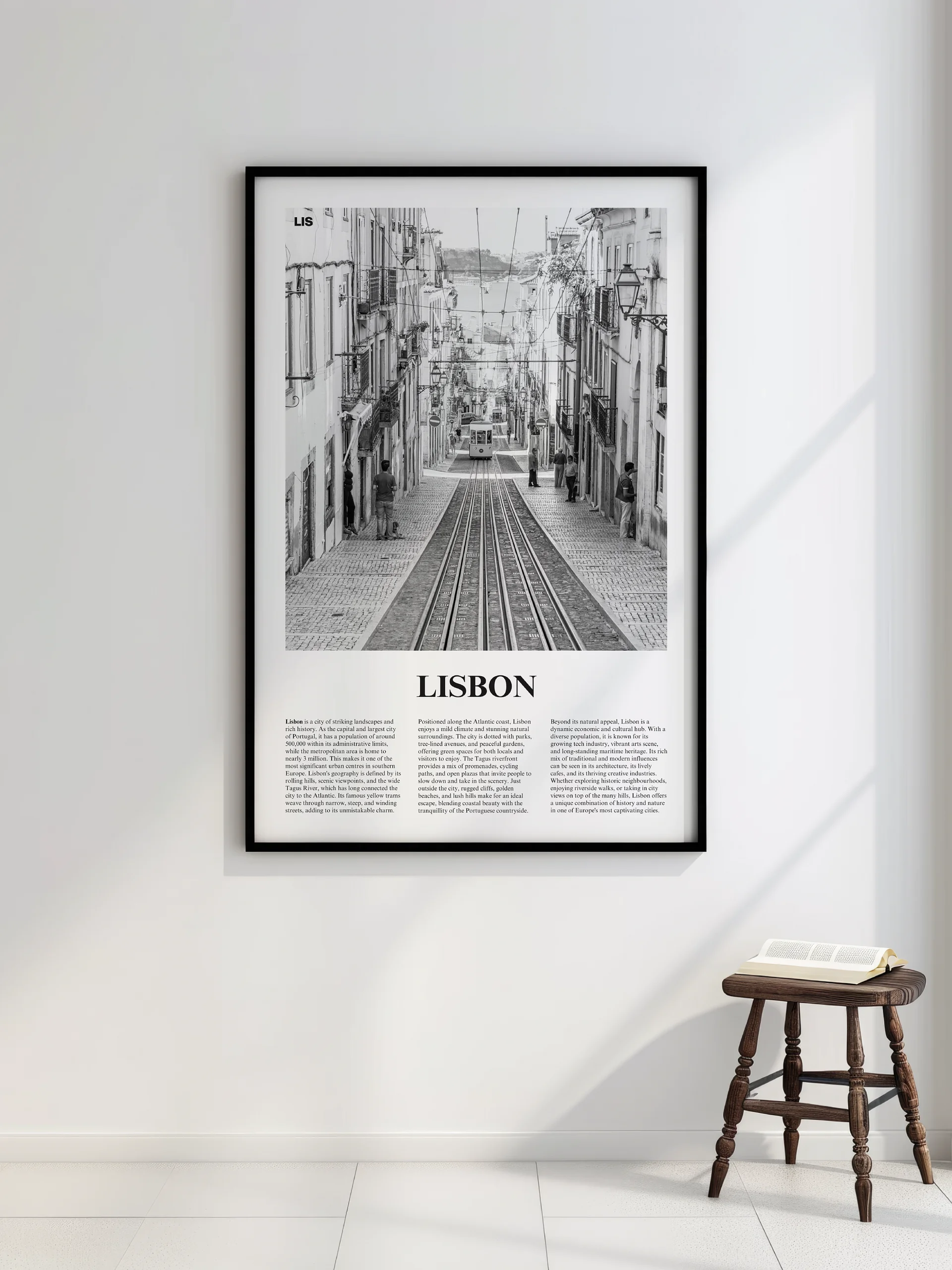 Lisbon 01 Newspaper Poster product image (2)
