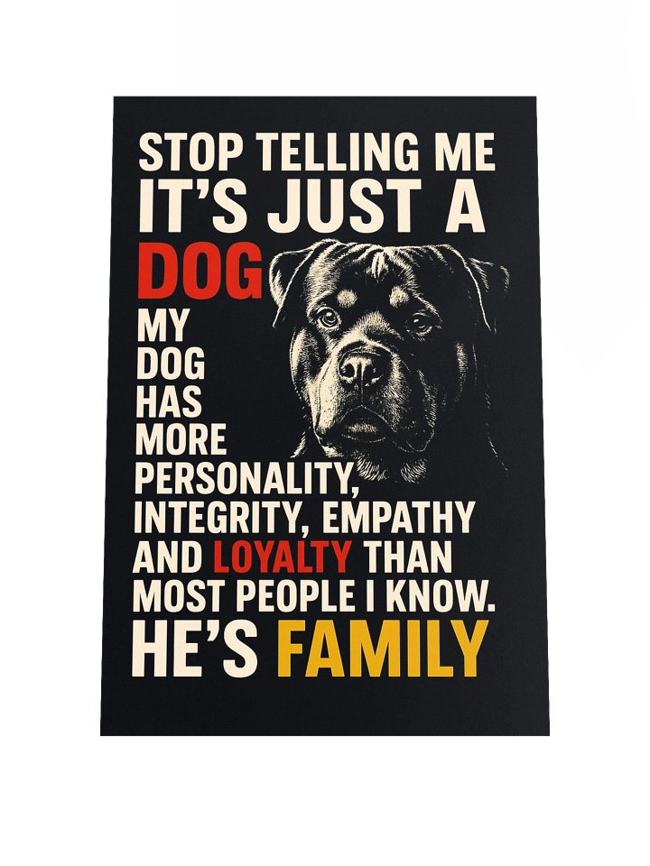 Family Rottweiler Poster product image (2)