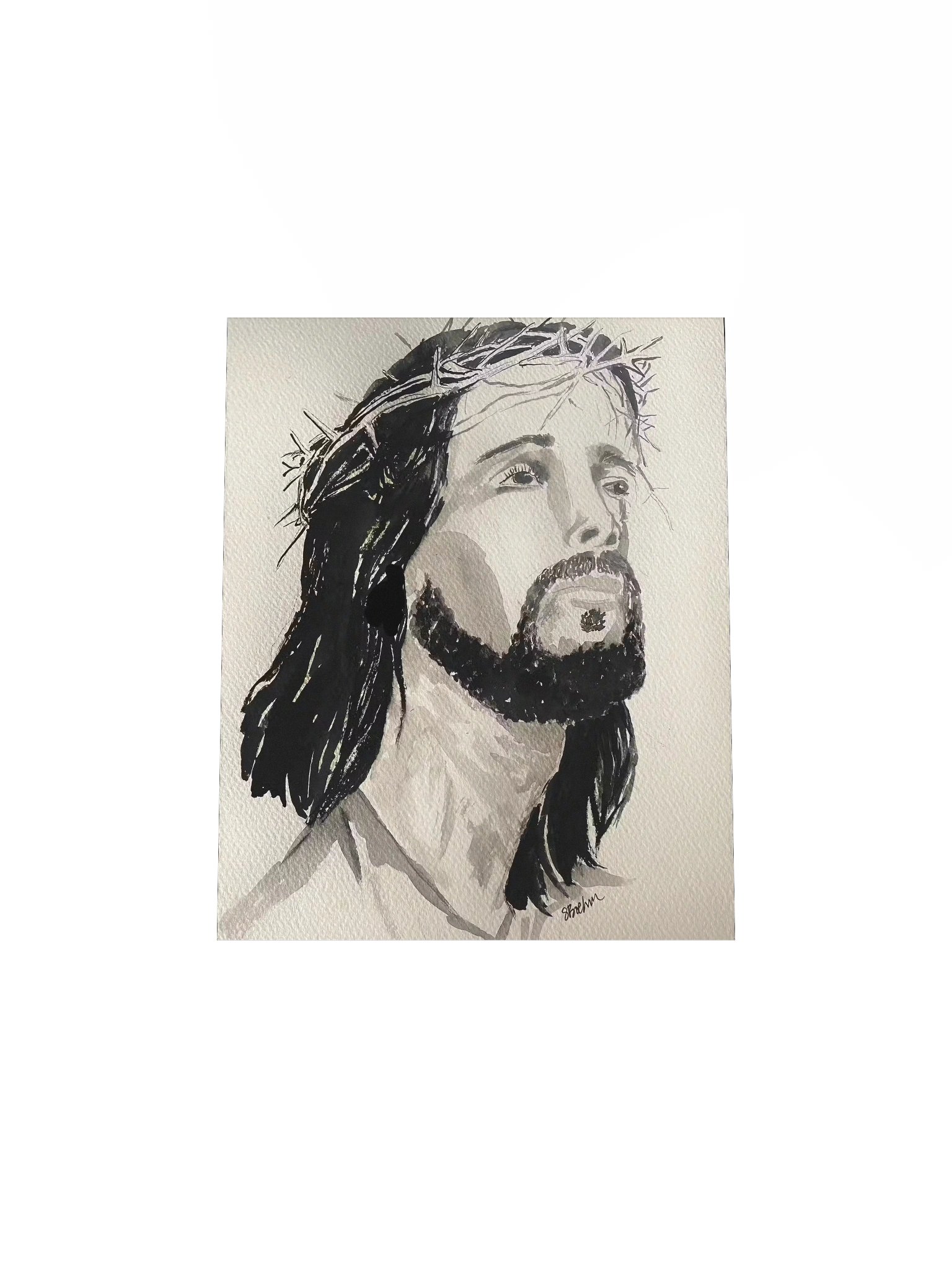 Christ Head 8" x 10" product image (10)