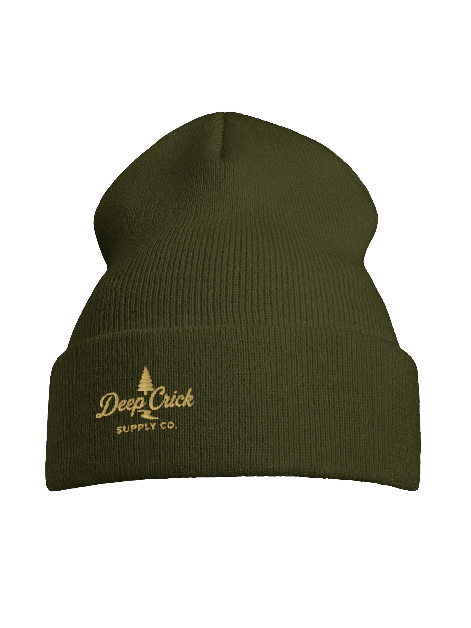 Deep Crick Supply Co. Pine Logo Cuffed Beanie product image (7)