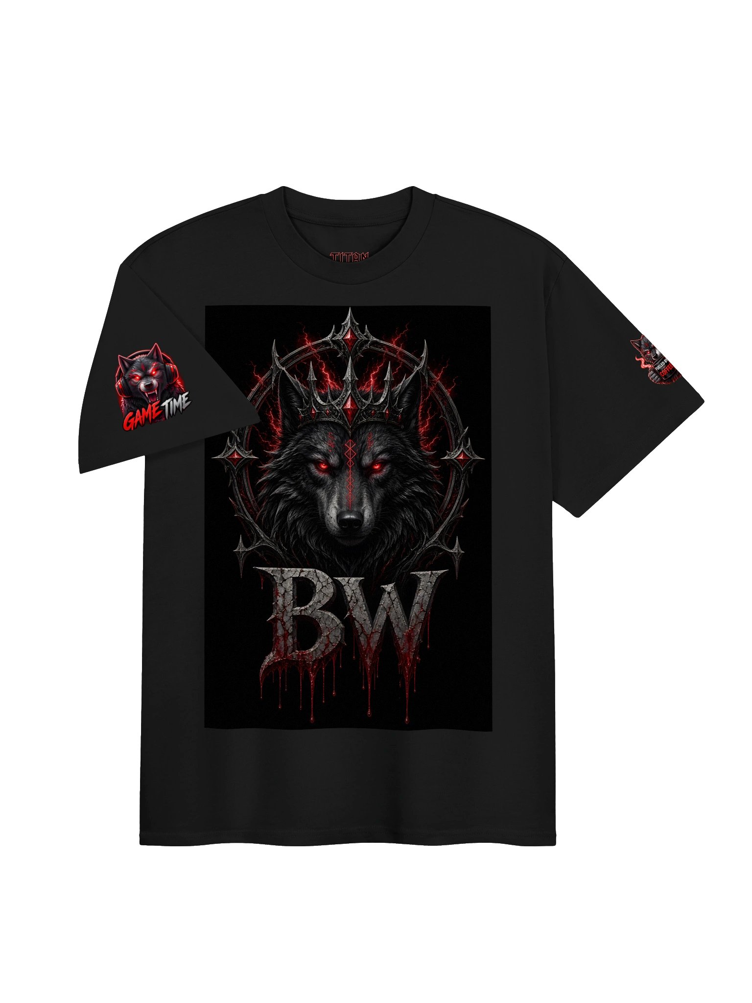 Red Eclipse Wolf Tee product image (9)