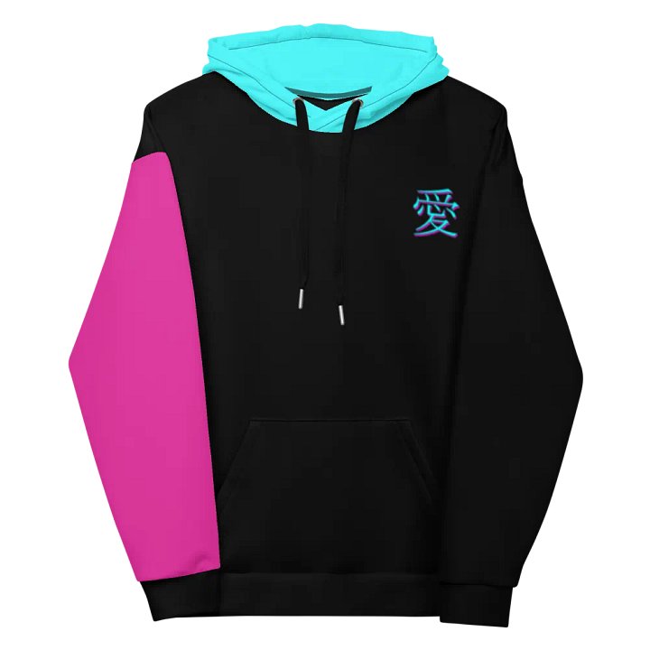 Waifu Material - Hoodie (Black) product image (2)