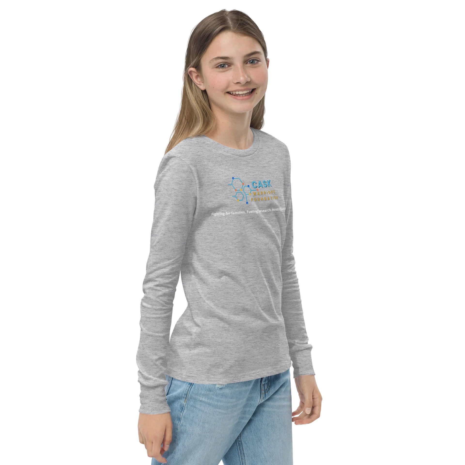 CASK Warriors Youth Long Sleeve Tee – Limited Edition Bella + Canvas product image (4)