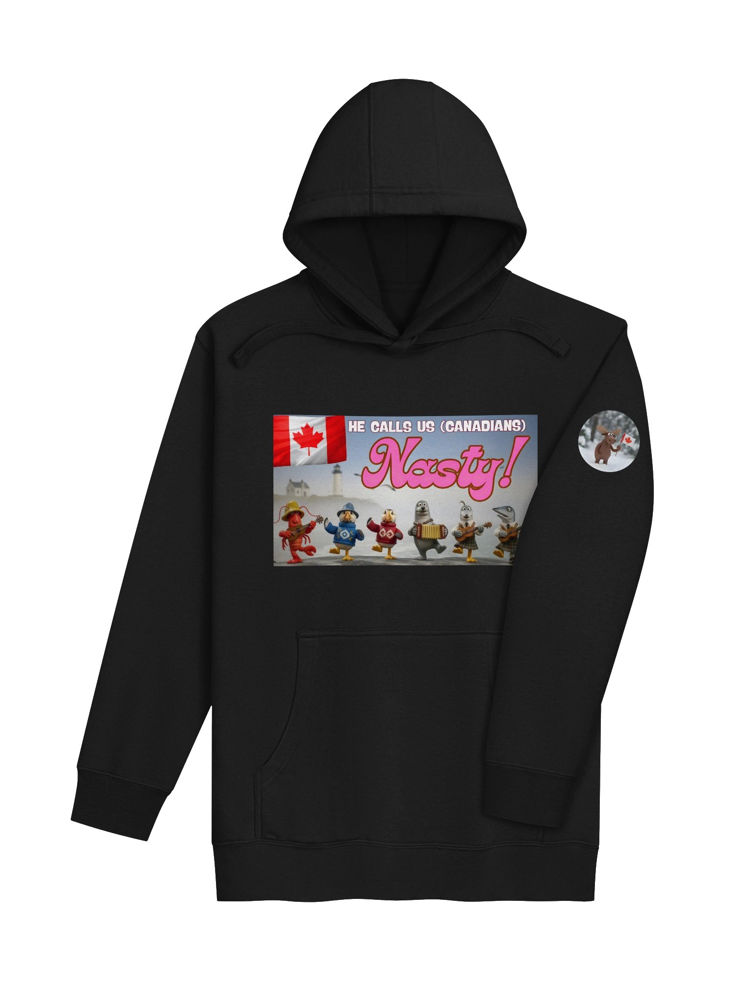 He Called Us Nasty | Character Lineup Hoodie (Black) product image (4)