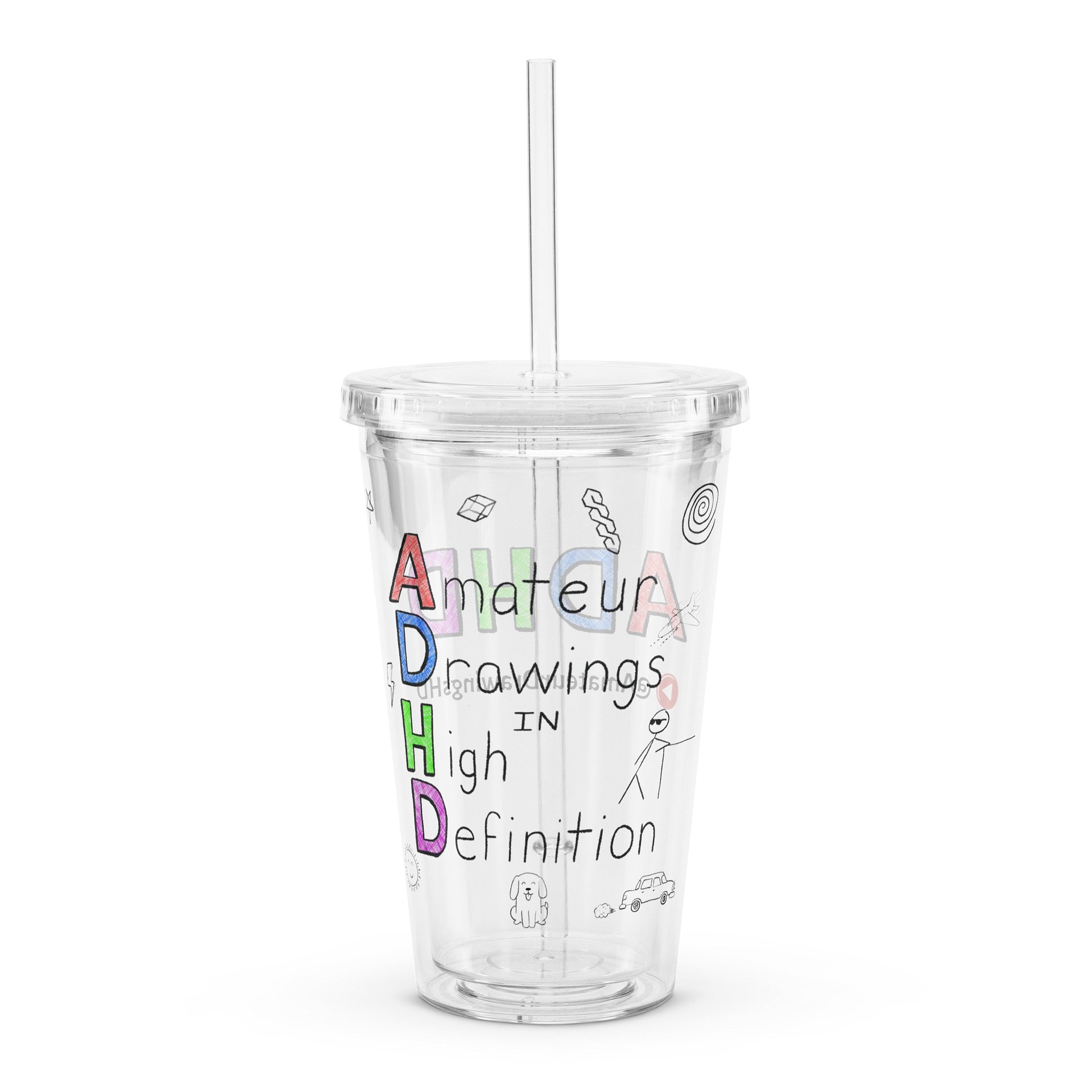 ADHD Clear Tumbler product image (4)