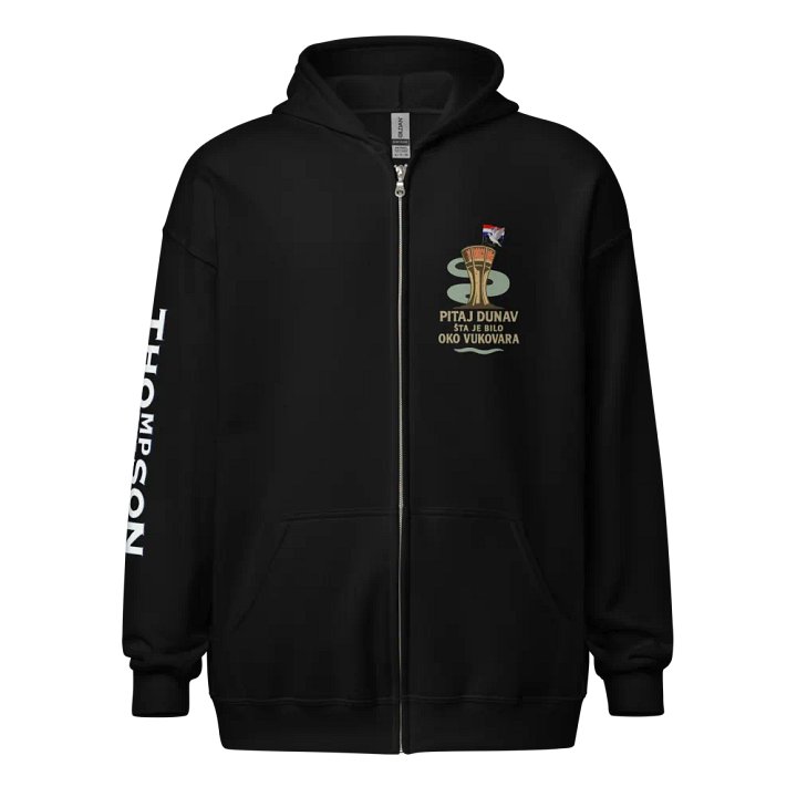 Thompson Pitaj Dunav Šta Je Bilo Zip Hoodie product image (1)