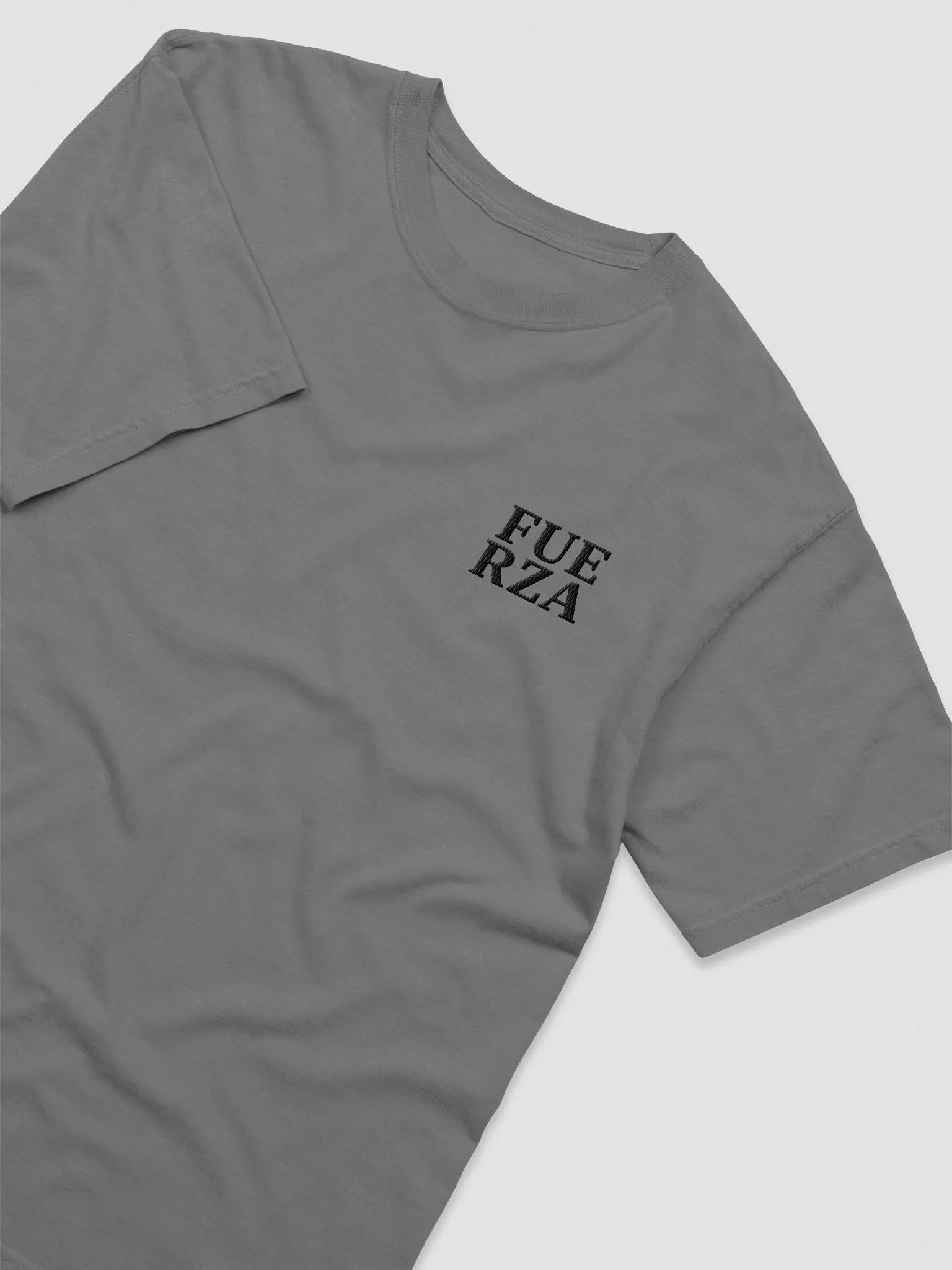 Black Embroidered Stacked logo T-shirt product image (15)