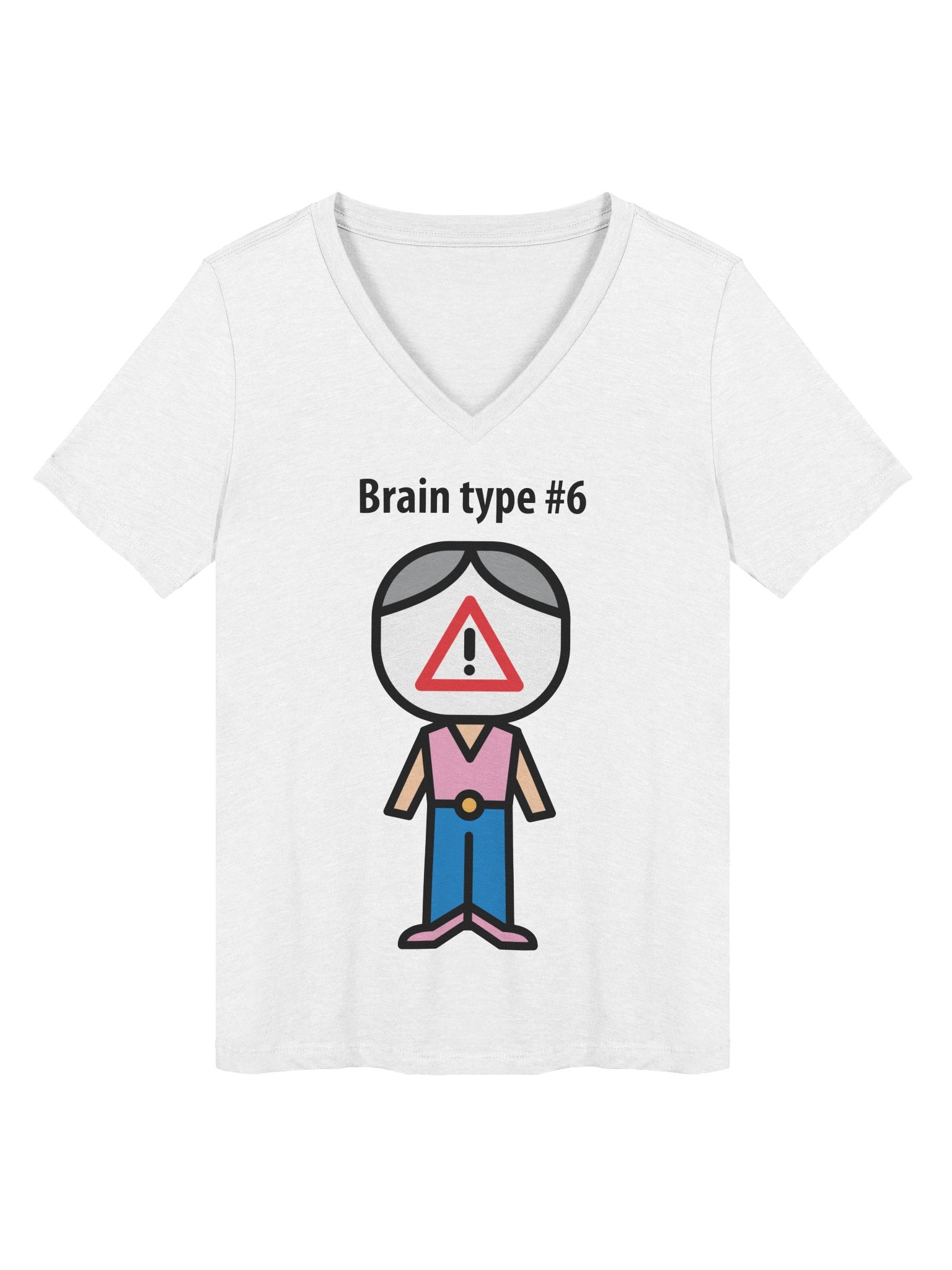 Women's t-shirt for brain type #6 product image (1)