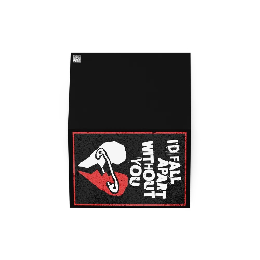 Punk VDay Card - I'd Fall Apart Greeting Card product image (3)
