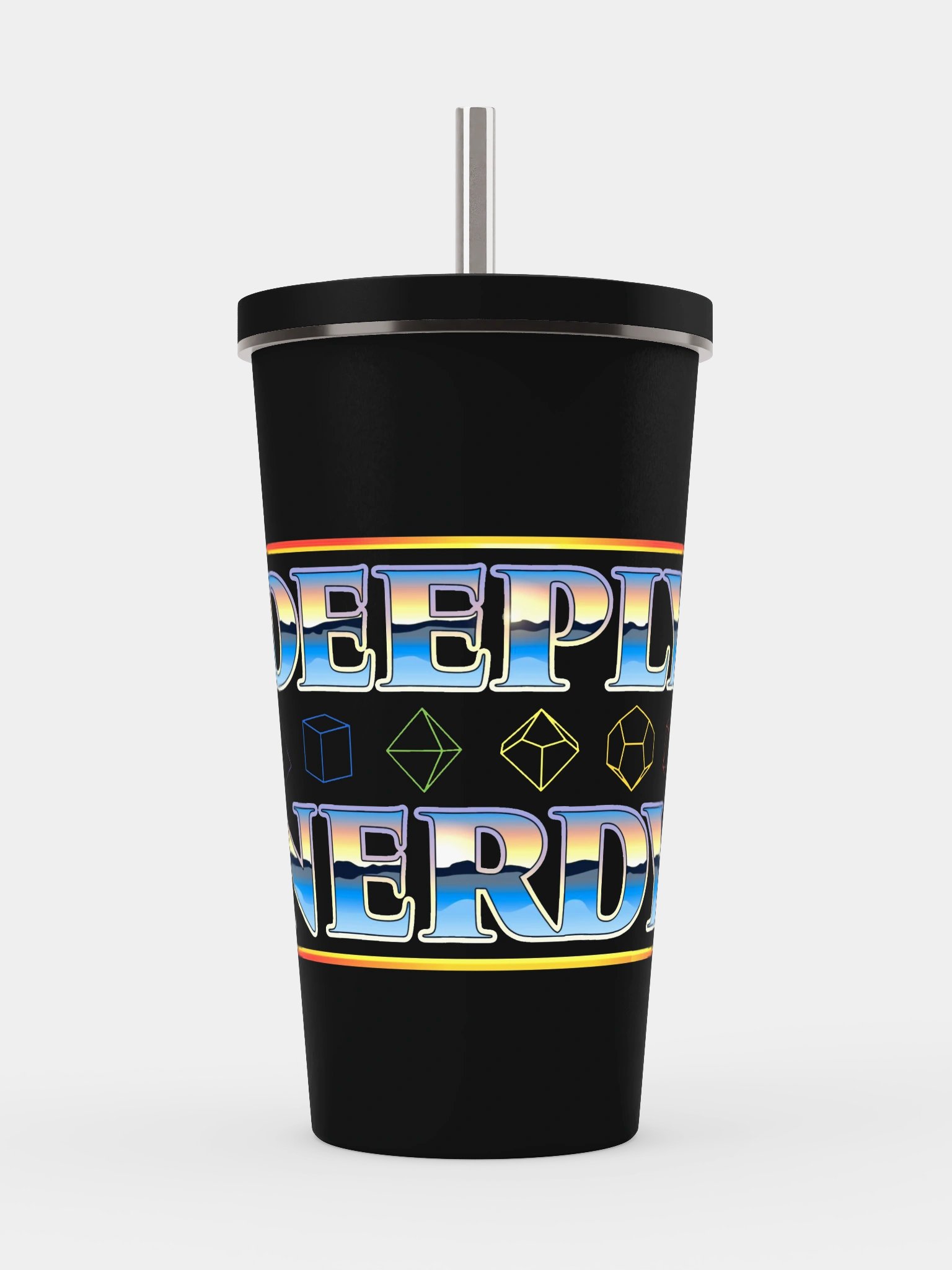 Deeply Nerdy Stainless Steel Insulated Tumbler product image (1)