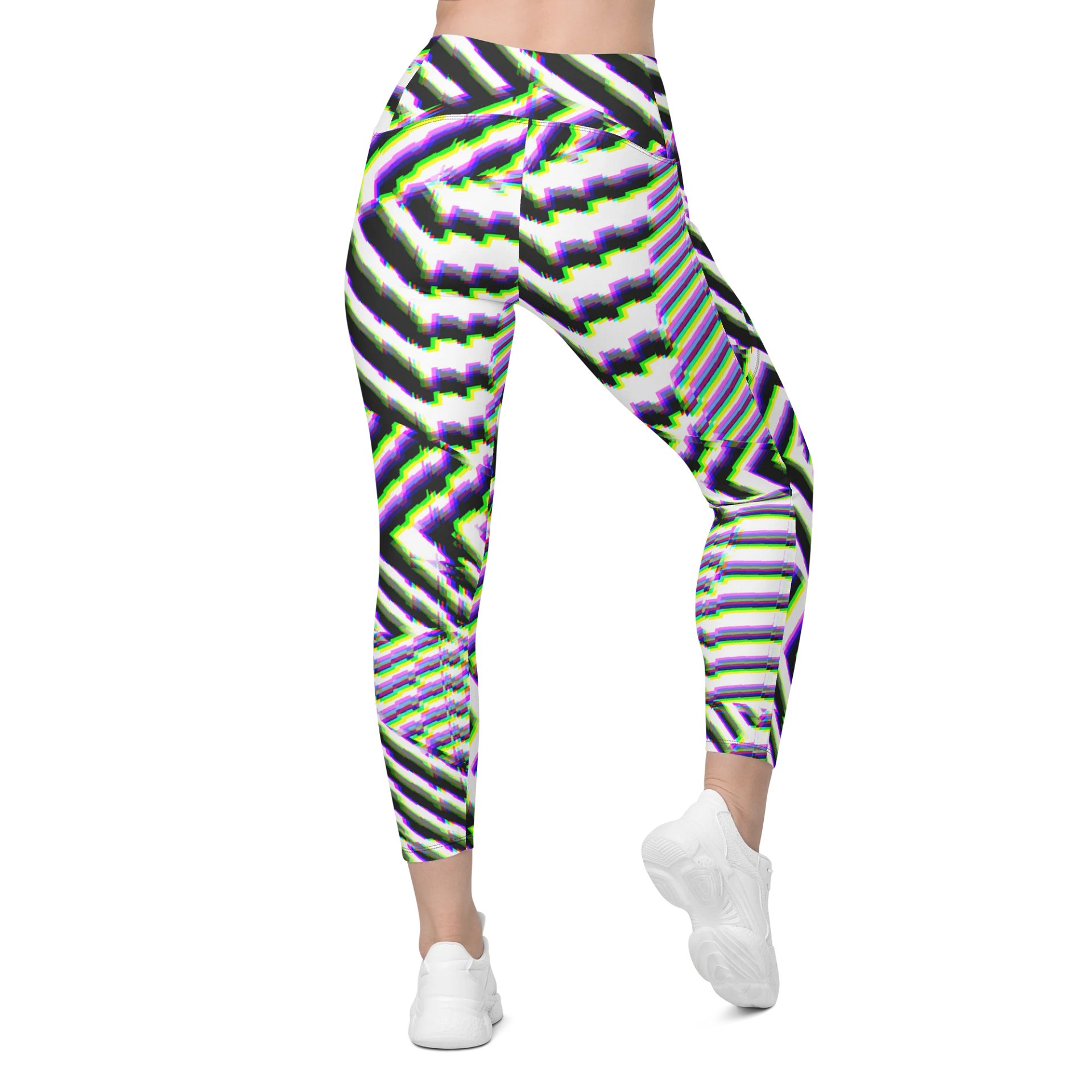 Razzle Dazzle - Crossover Leggings with Pockets product image (2)