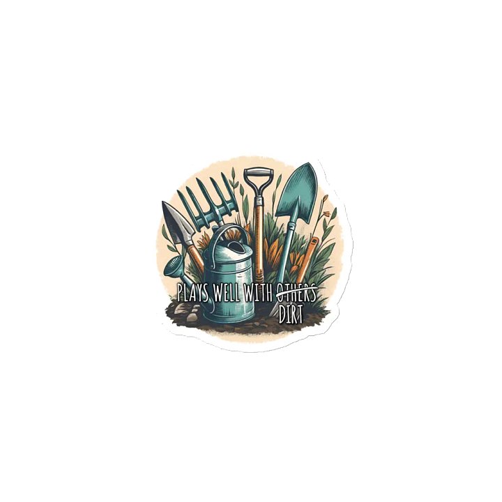 Plays Well With Dirt - Magnet product image (1)