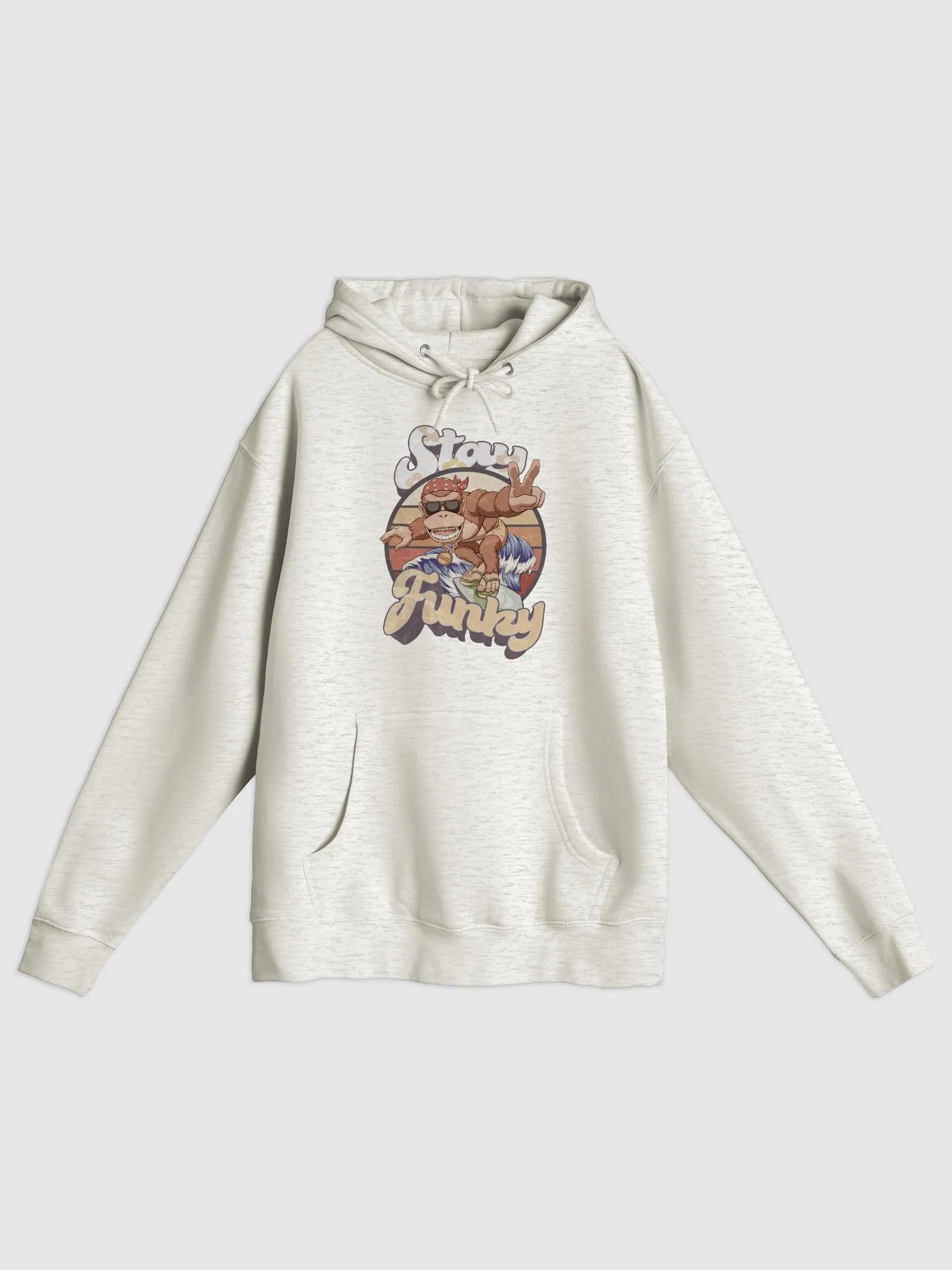 Funky Monkey Hoodie (Black, Navy, Oatmeal) product image (10)