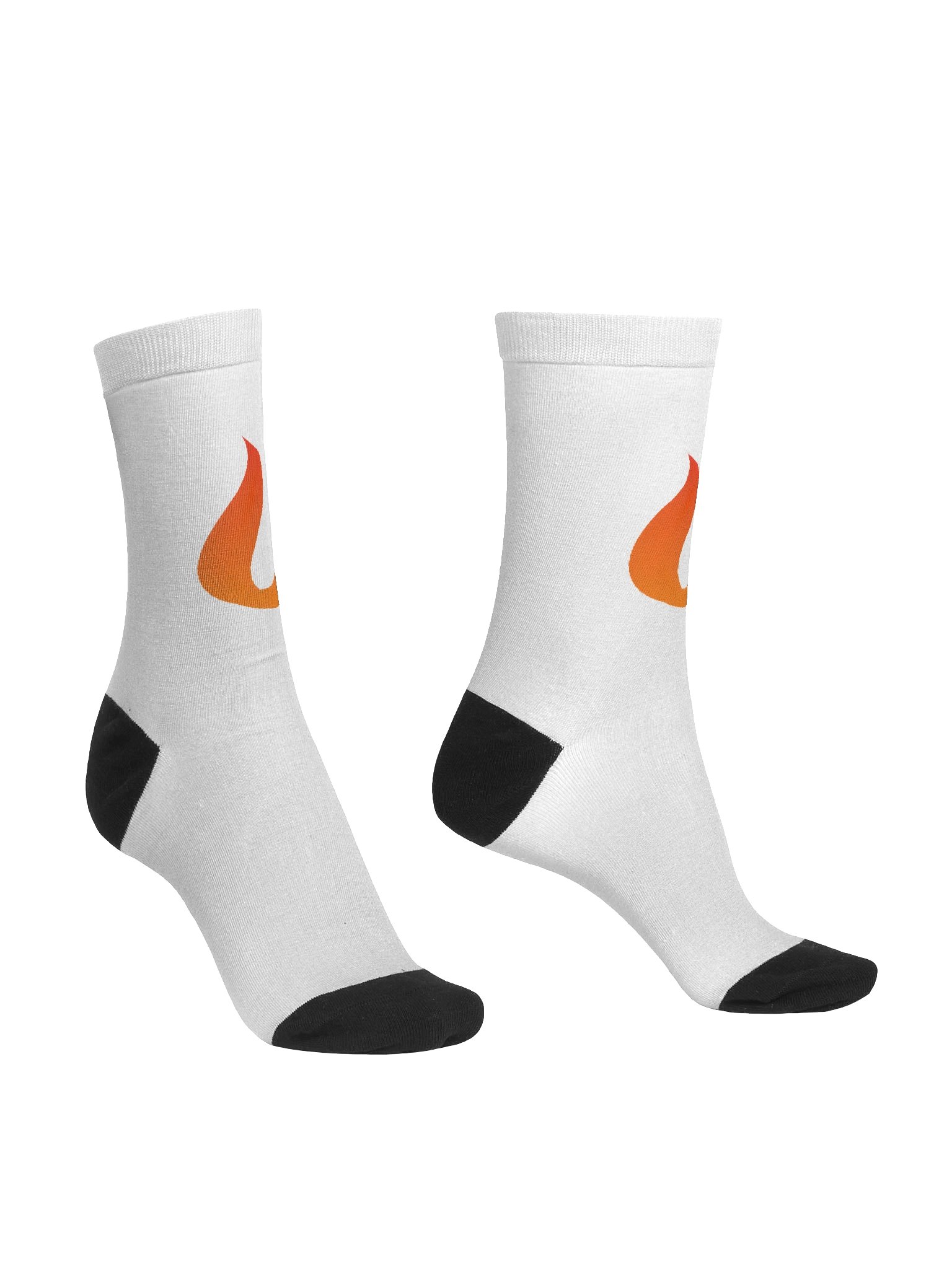 "Burn Music" Logo Crew Socks product image (3)
