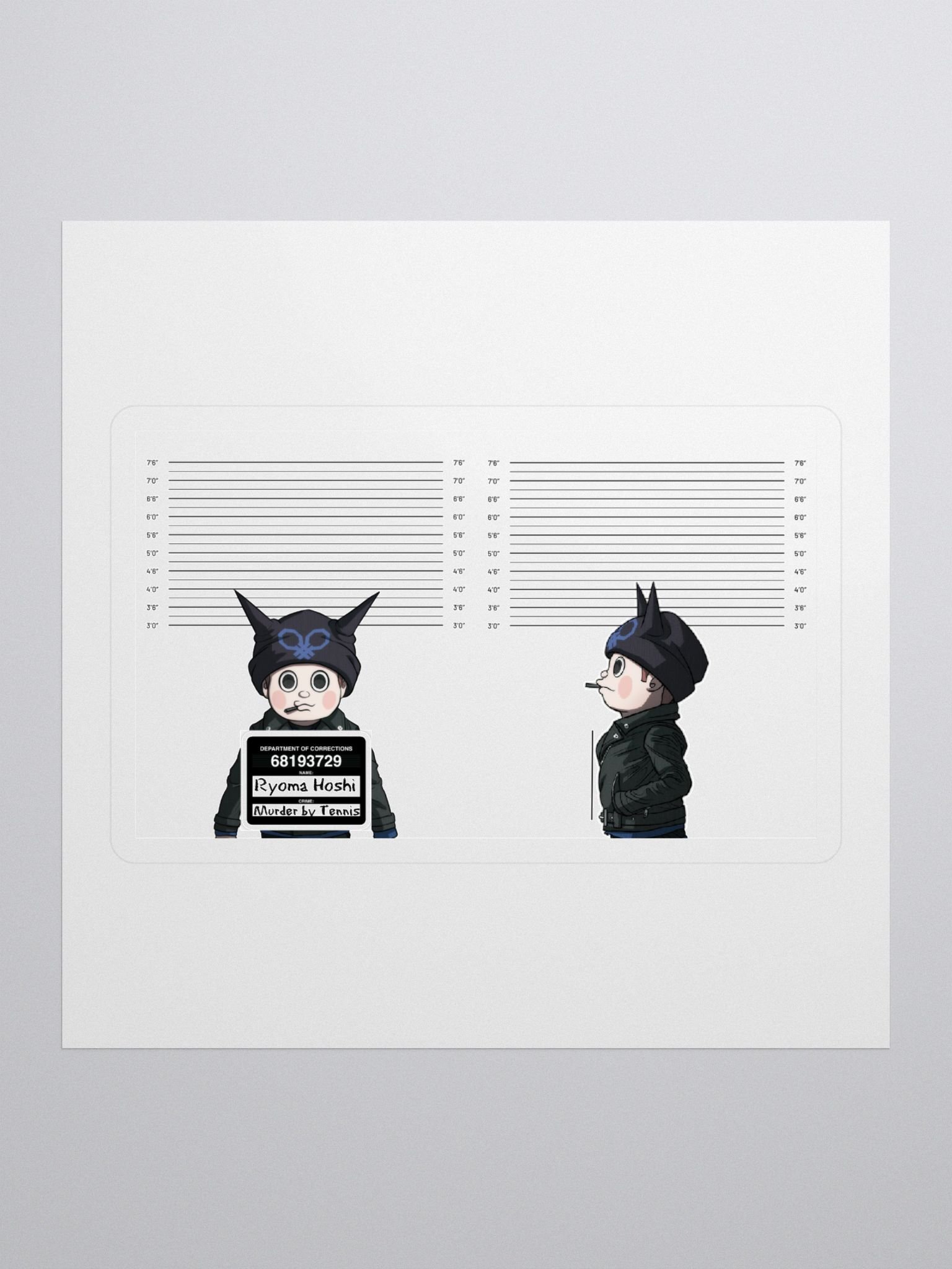 Ryoma Hoshi Mugshot Sticker product image (1)