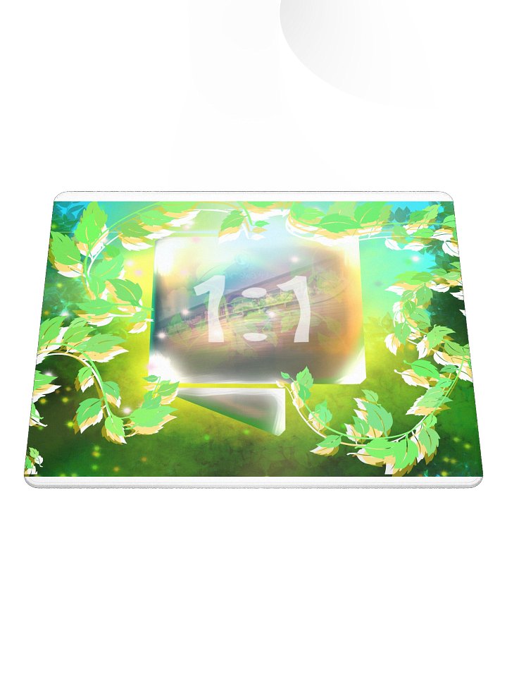 AiG logo - Enhanced Solarpunk Artifact into Nature Glow Gaming Mouse Pad product image (1)