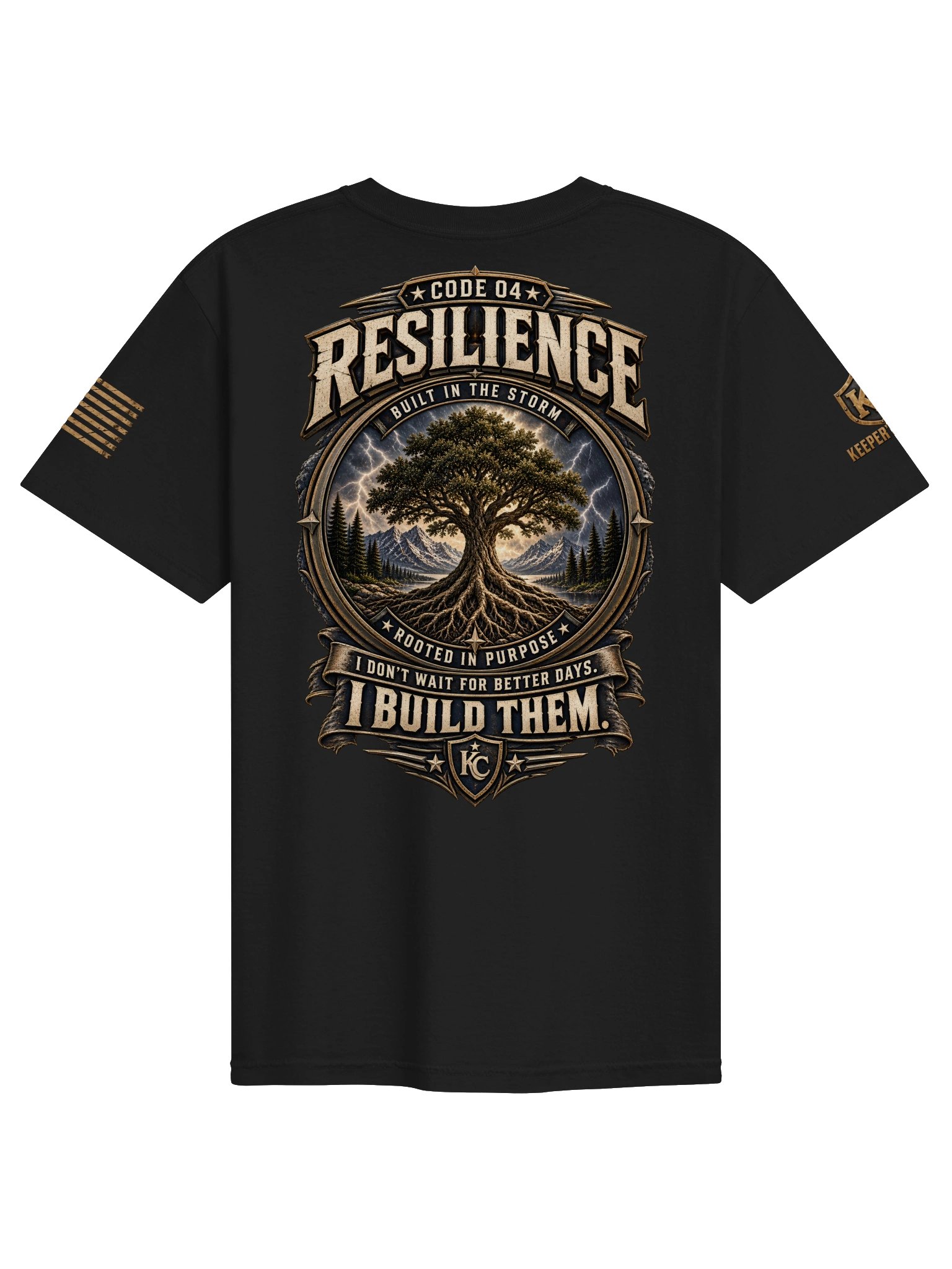 Keeper’s Code™ Men’s CODE 04 Resilience Deep Roots T-Shirt product image (4)