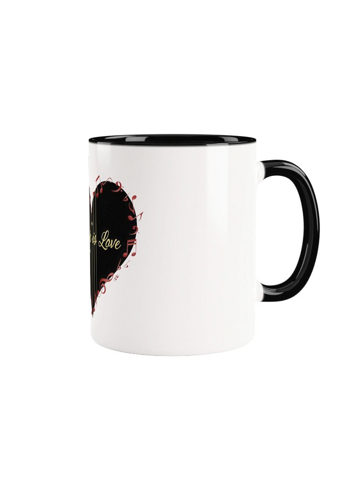 Music Is Love Heart Mug product image (1)