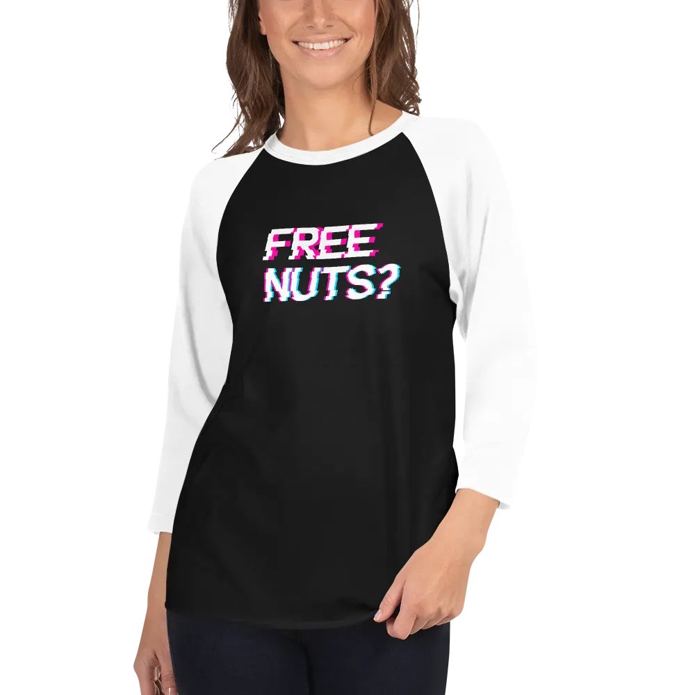 Free Nuts? Baseball Tee product image (8)