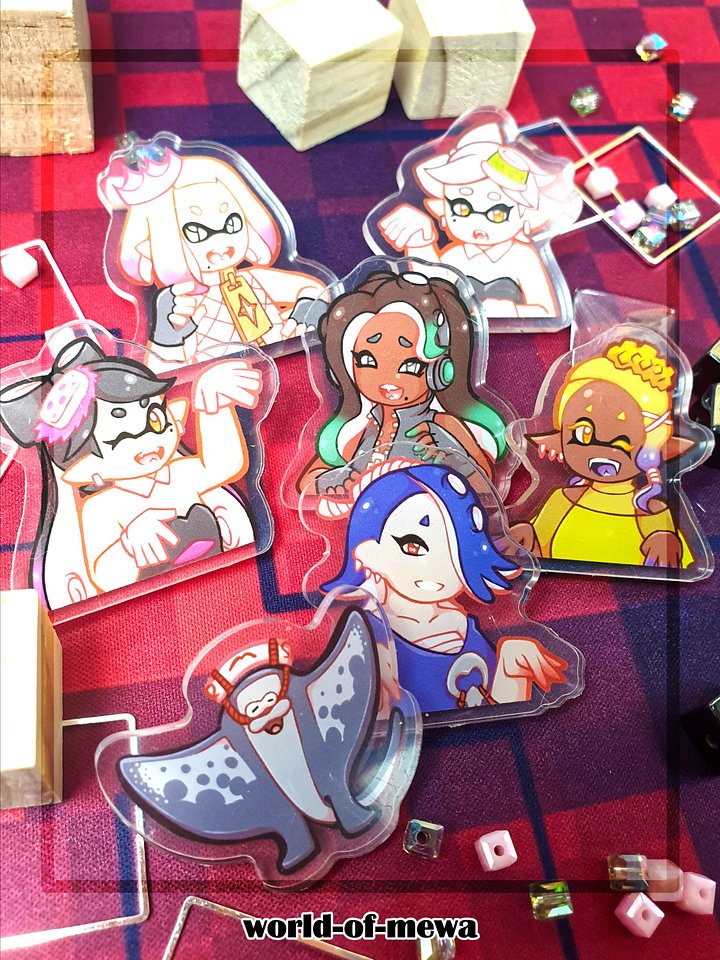 Splatoon | Acrylic Pins product image (1)