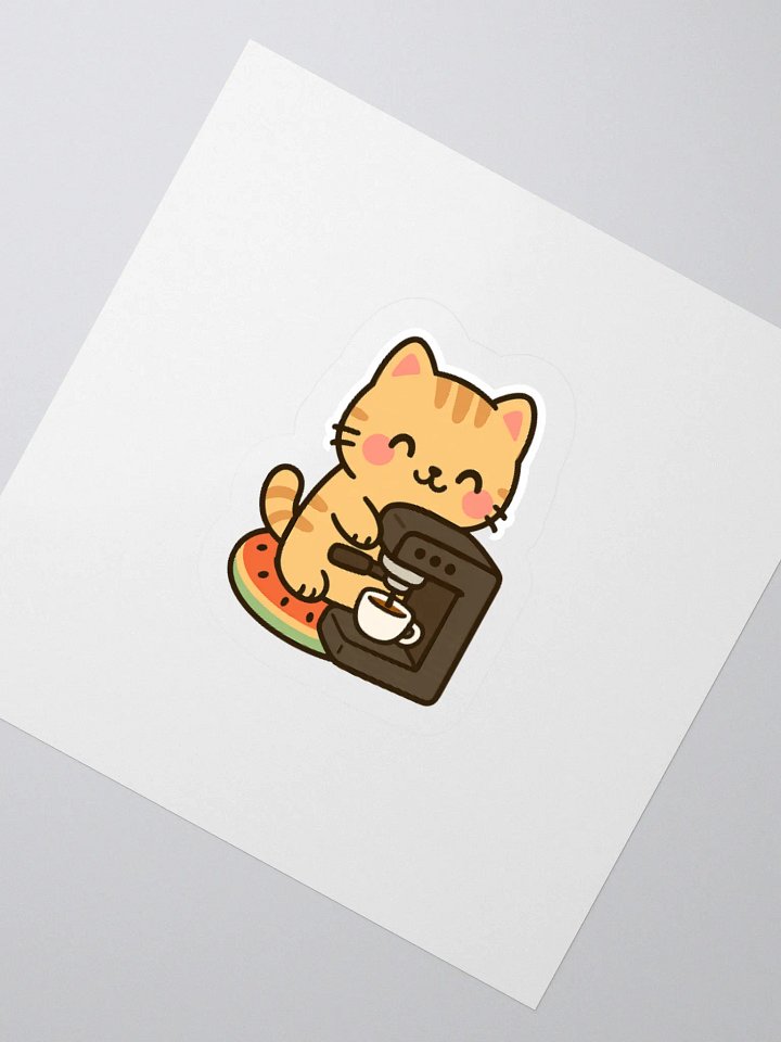 Espresso Cat Sticker product image (6)
