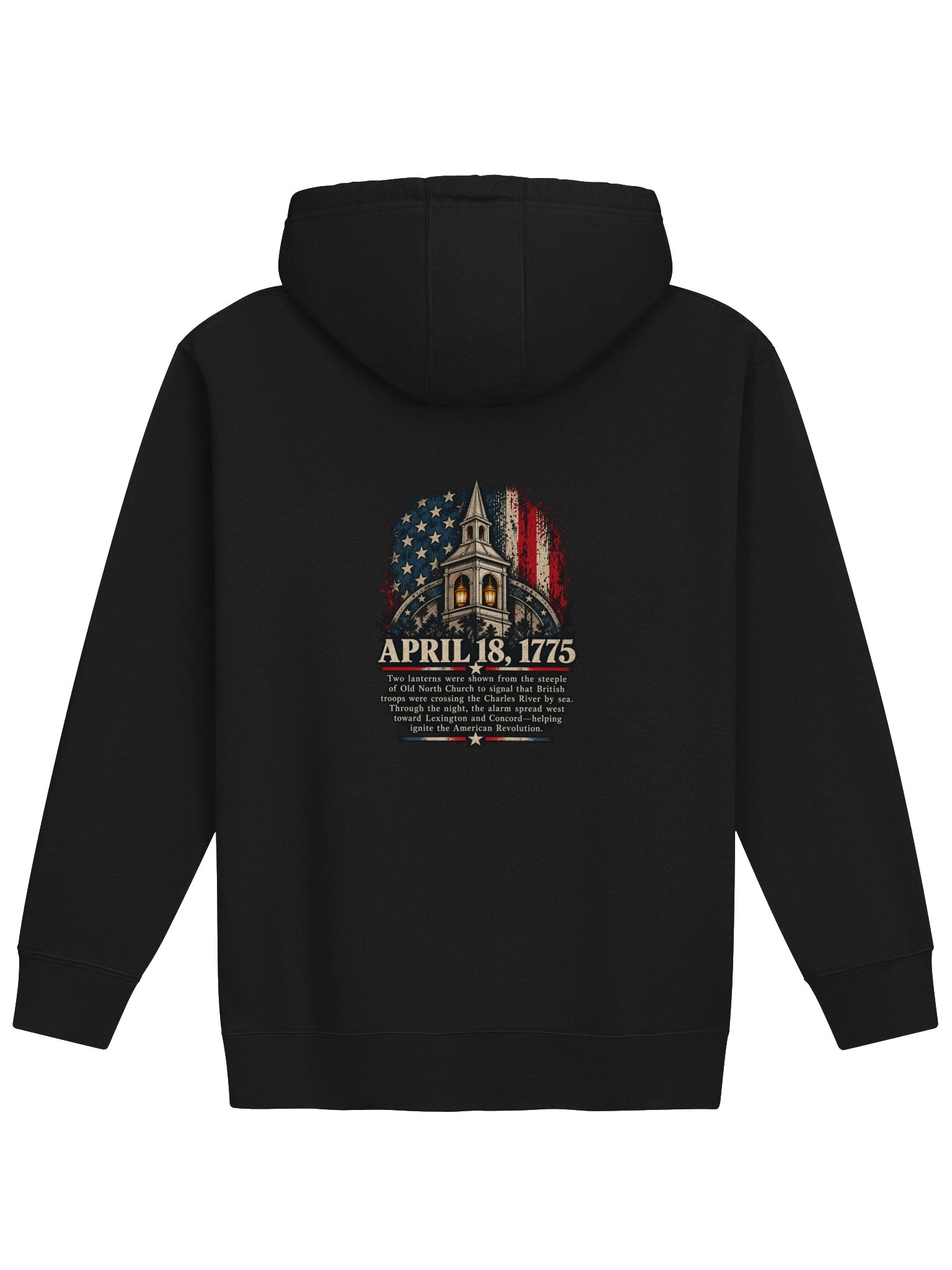 1775 Supply Company — April 18, 1775 — History Series — Hoodie product image (2)