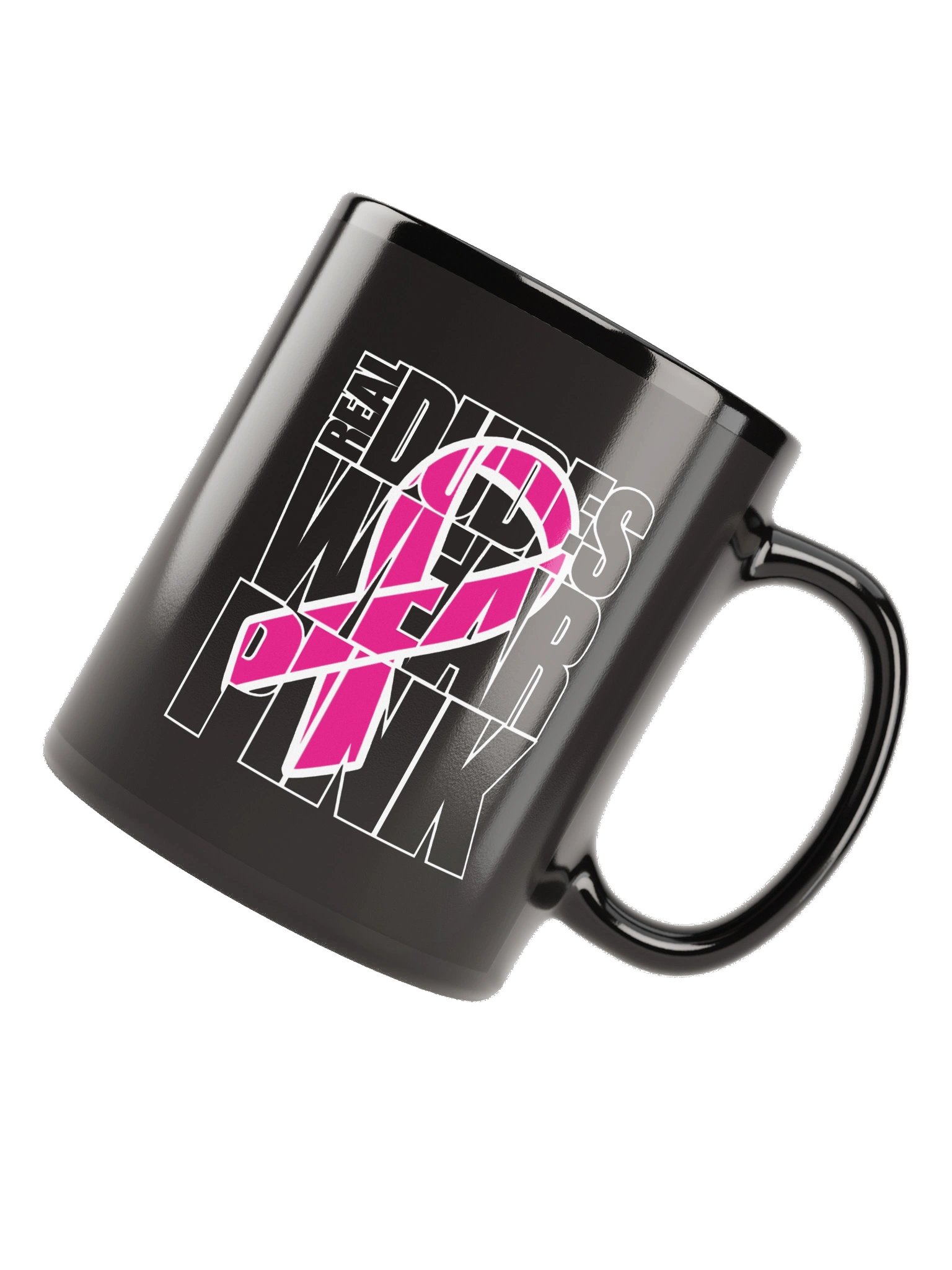 Real Dudes Wear Pink Beverage Mug - Dark Mode 😎 product image (6)