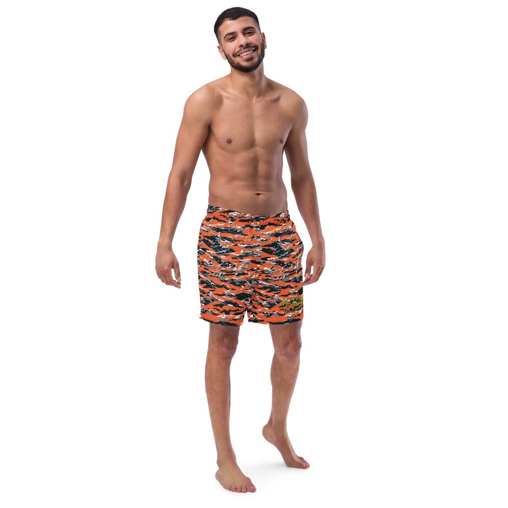 Tiger Camo Swim Trunks product image (3)