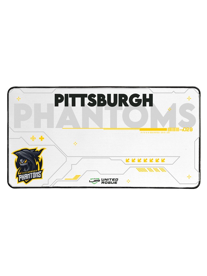 Pittsburgh Phantoms White Desk Mat product image (1)
