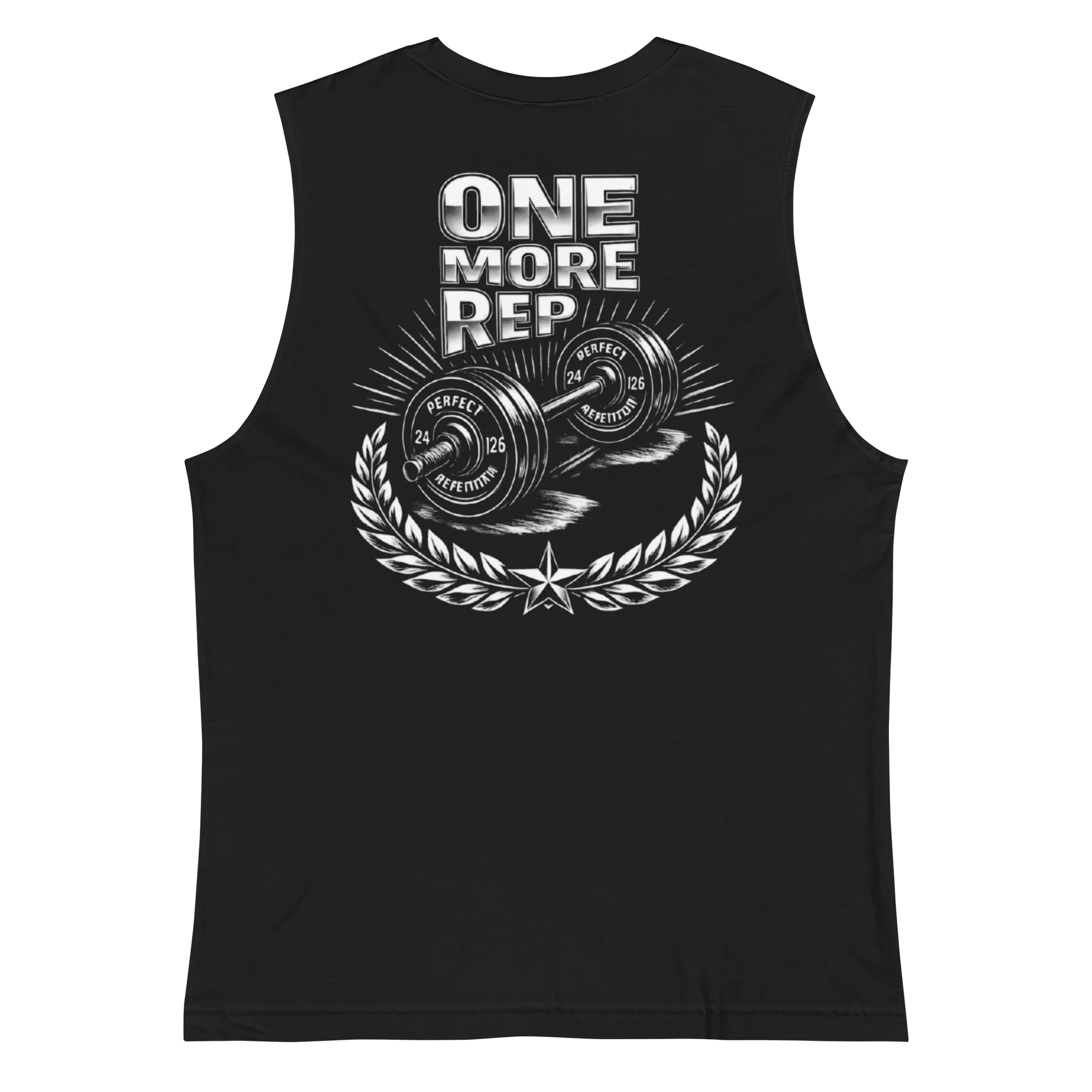 Camiseta sin Mangas B&W One More Rep product image (3)