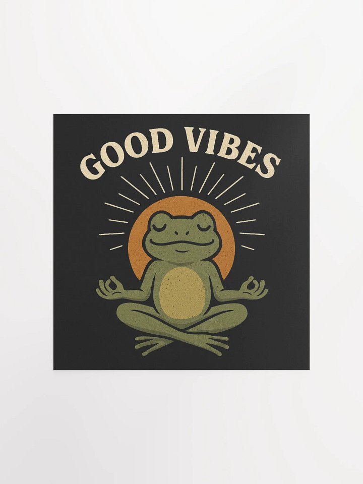 Good Vibes Matte Poster product image (3)