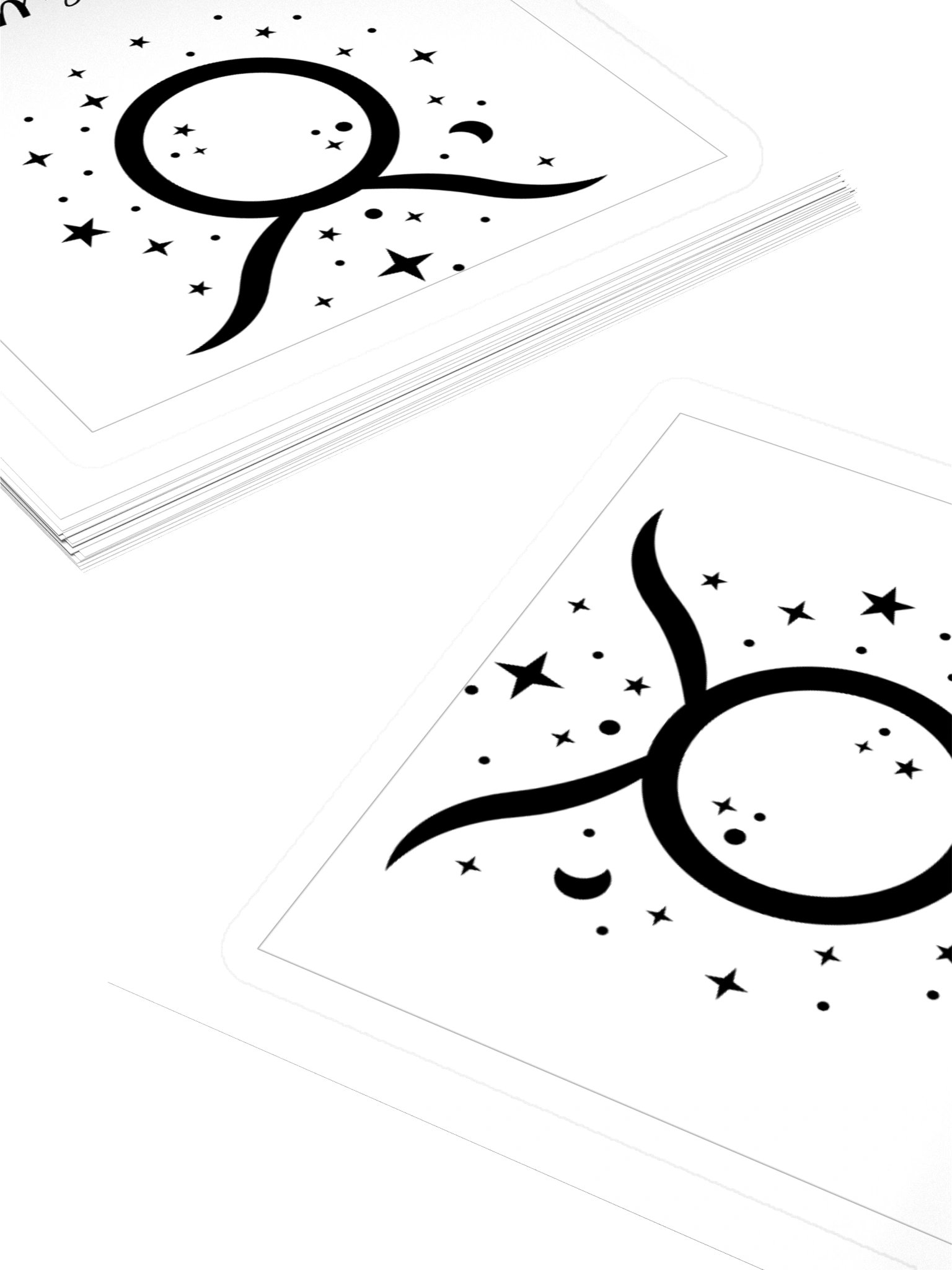 Taurus Zodiac Sticker — Minimalist Bull Symbol Design product image (4)