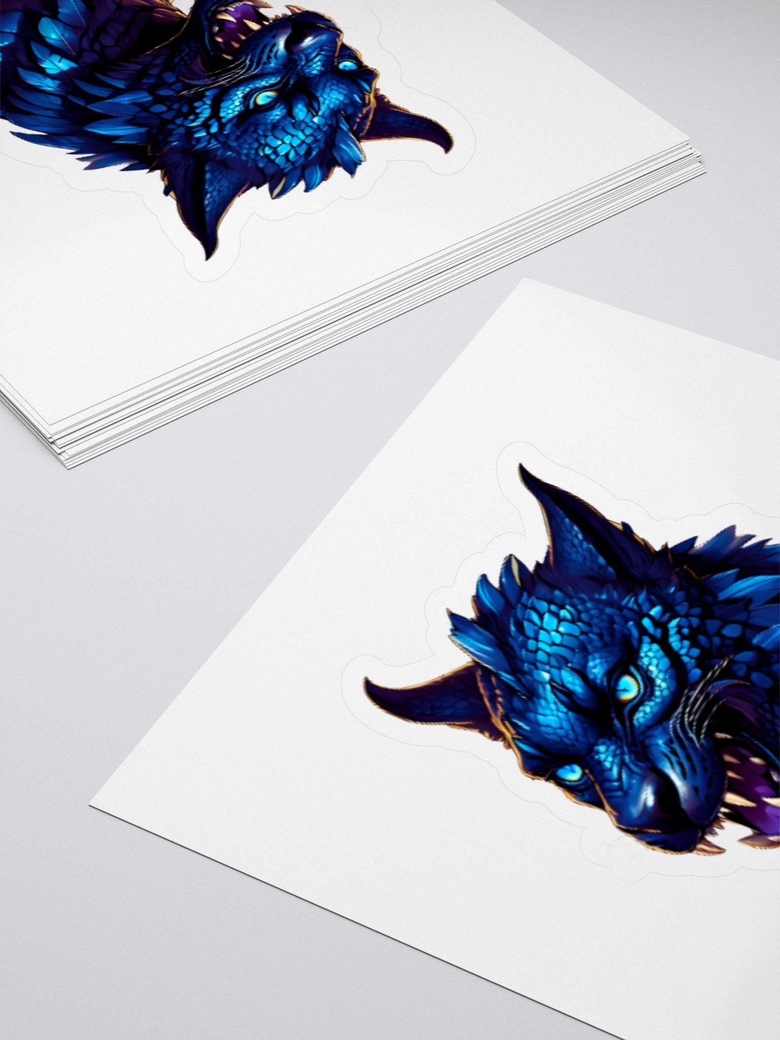 Mythical Wolf Creature Vinyl Stickers product image (4)